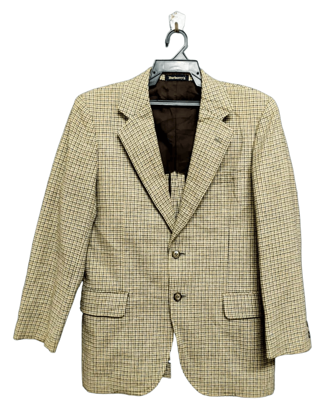Burberry Vintage Burberry Checked Wool Blazer Jacket Size US M / EU 48-50 / 2 - 1 Thumbnail
