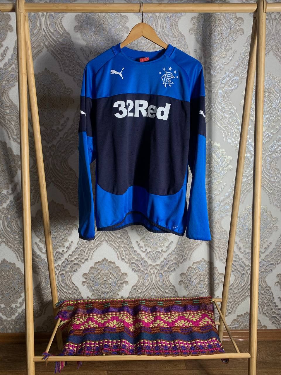 Puma Vintage Puma FC Rangers Scotland Soccer Jersey Y2K Size US XL / EU 56 / 4 - 2 Thumbnail
