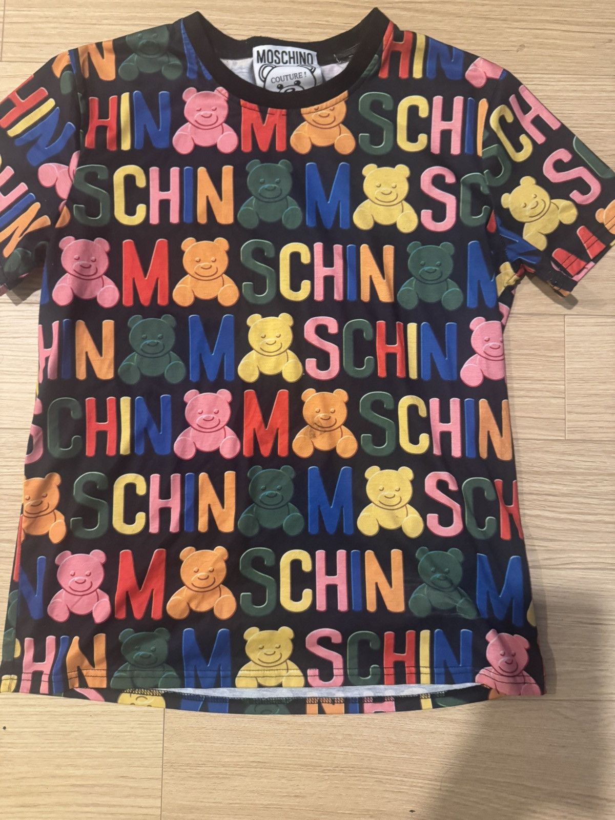 Moschino Moschino Tshirt All Over Print Logo Size US M / EU 48-50 / 2 - 3 Thumbnail