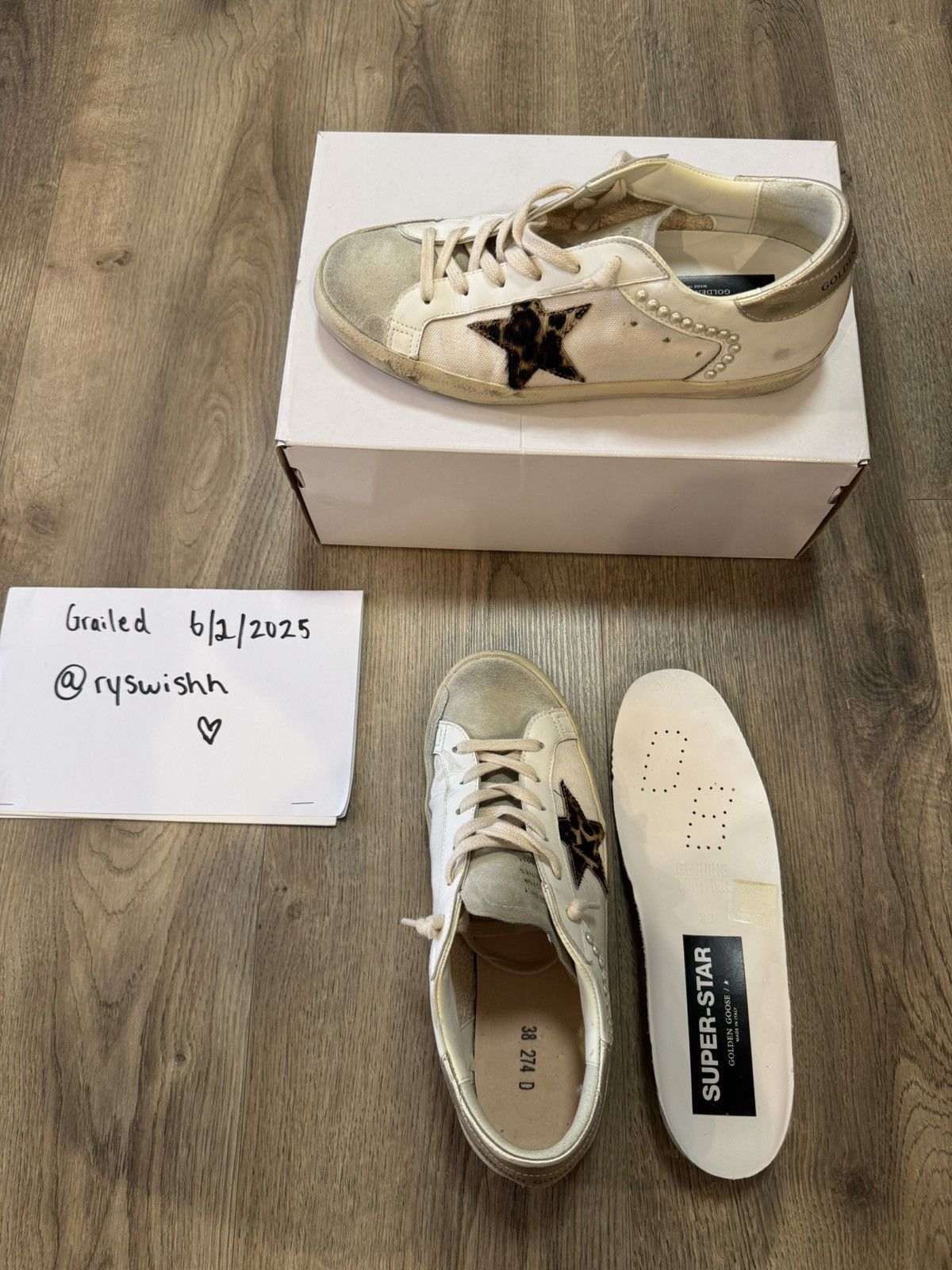 Golden Goose Golden Goose Lowtop Sneaker Size US 8 / IT 38 - 14 Thumbnail