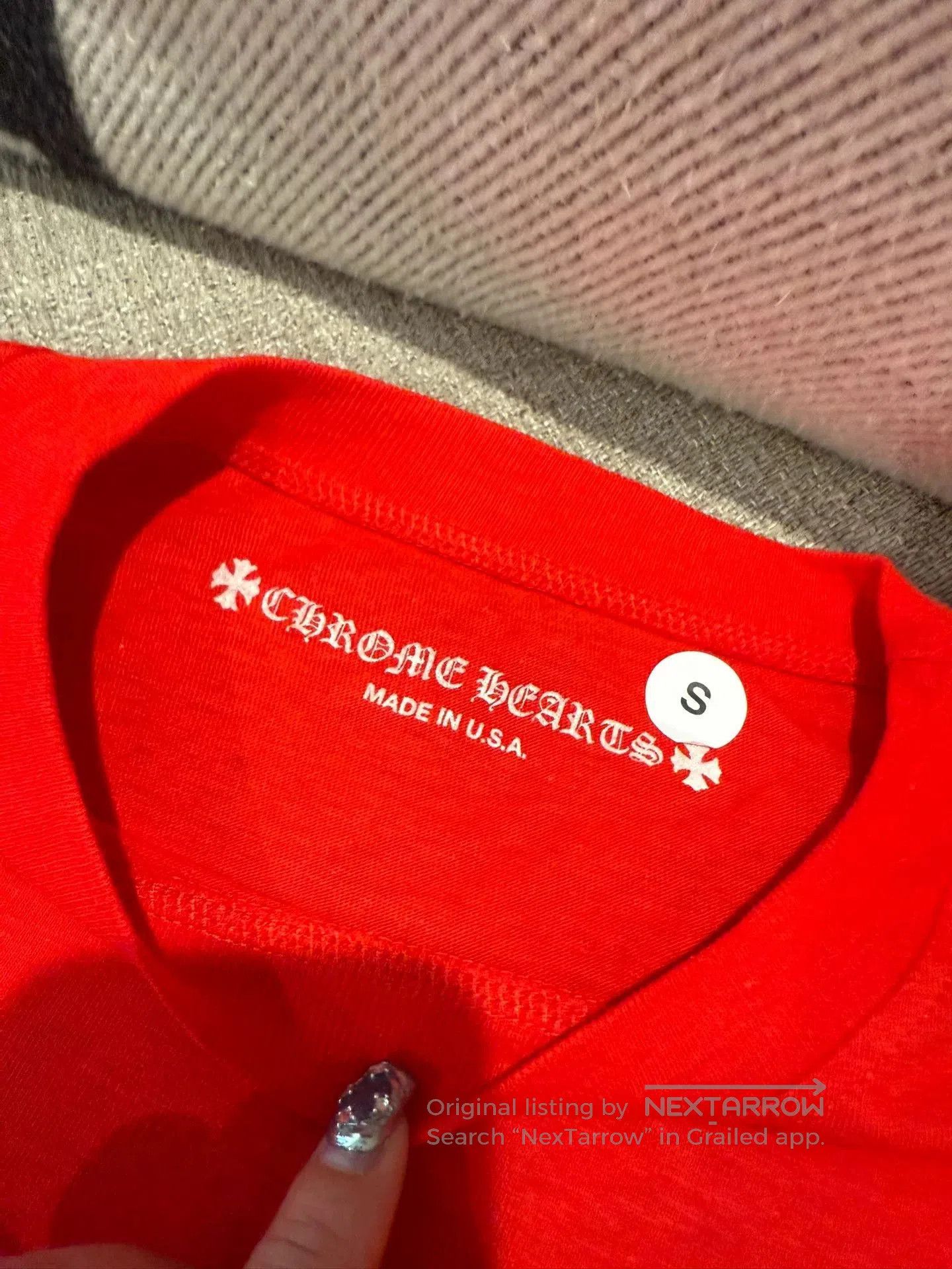 Chrome Hearts Chrome Hearts Red 33 Long Sleeve T. Size US S / EU 44-46 / 1 - 3 Thumbnail