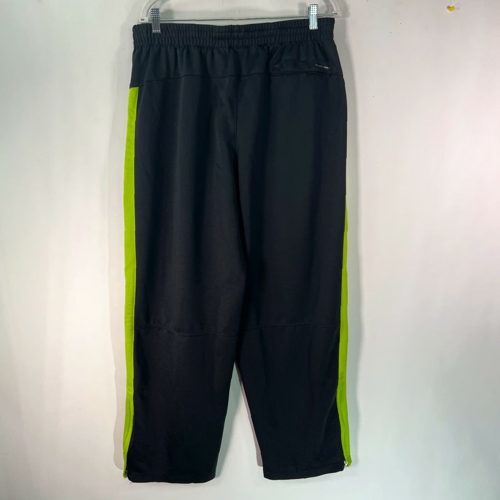 Layer 8 Layer 8 Mens Track Pants XL Black Quick Dry Elastic Waist Zippered Ankles Size XL (32 Inseam) Size US 34 / EU 50 - 2 Thumbnail
