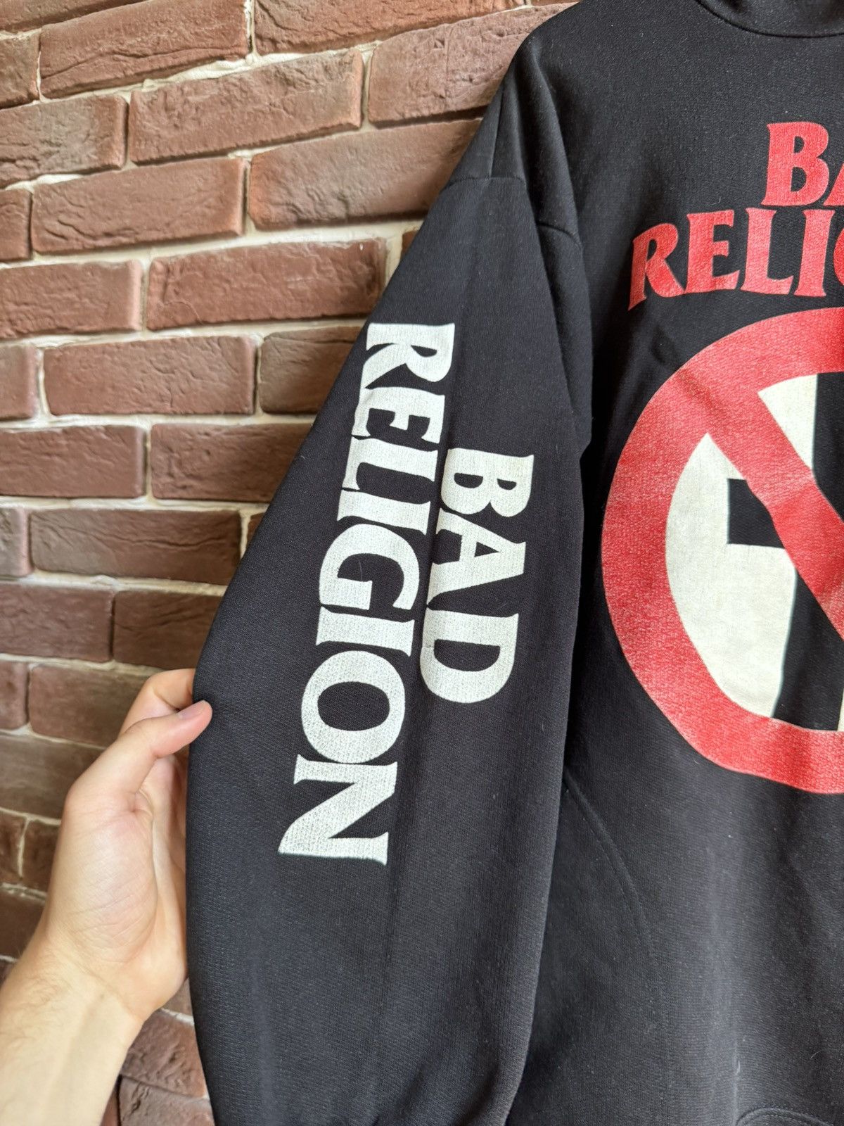 Band Tees Vintage 90s Bad Religion Band Hoodie Black Flag Blink-182 XL Size US L / EU 52-54 / 3 - 3 Thumbnail