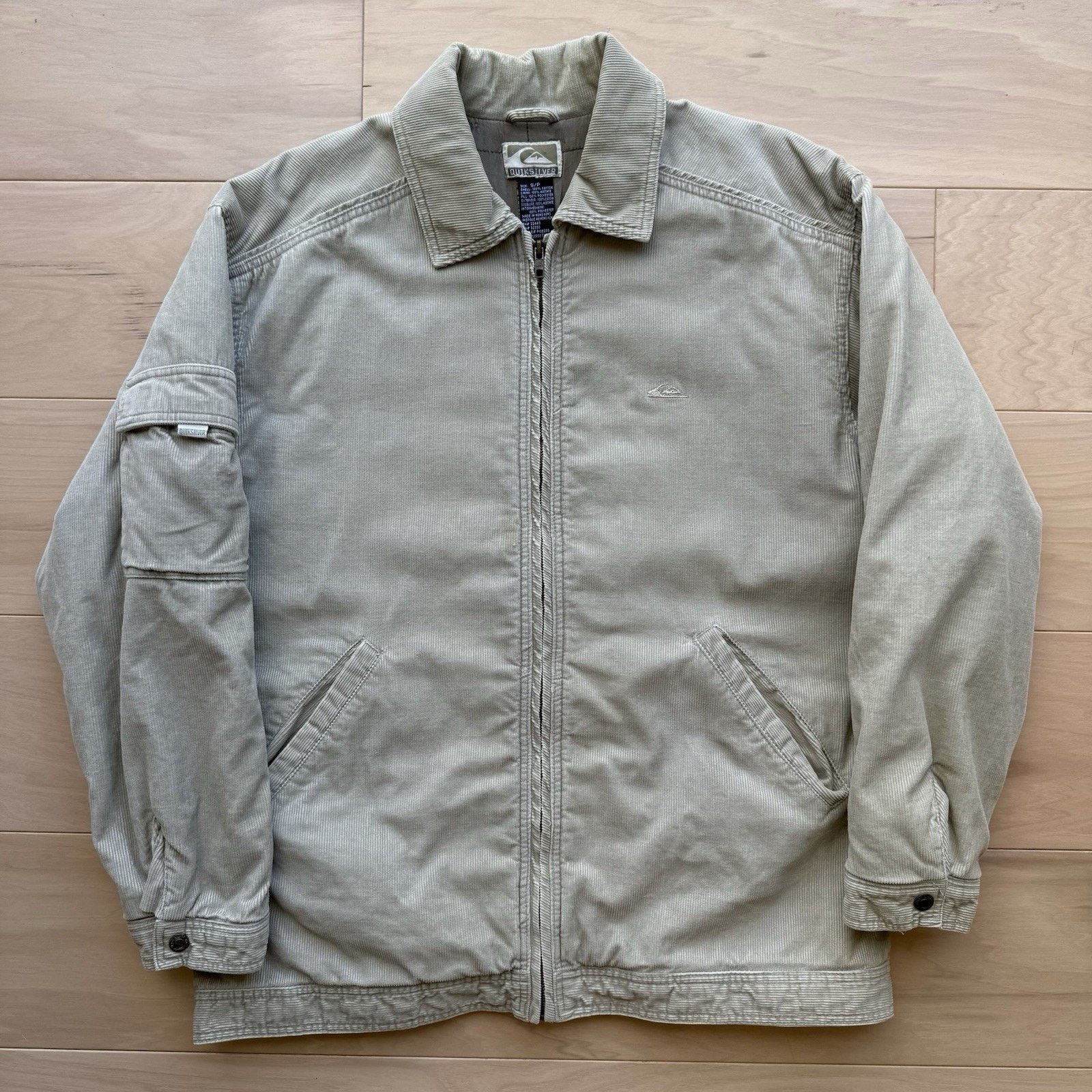 Quiksilver Vintage Quiksilver Jacket Small Gray Khaki Workwear Size US S / EU 44-46 / 1 - 2 Thumbnail
