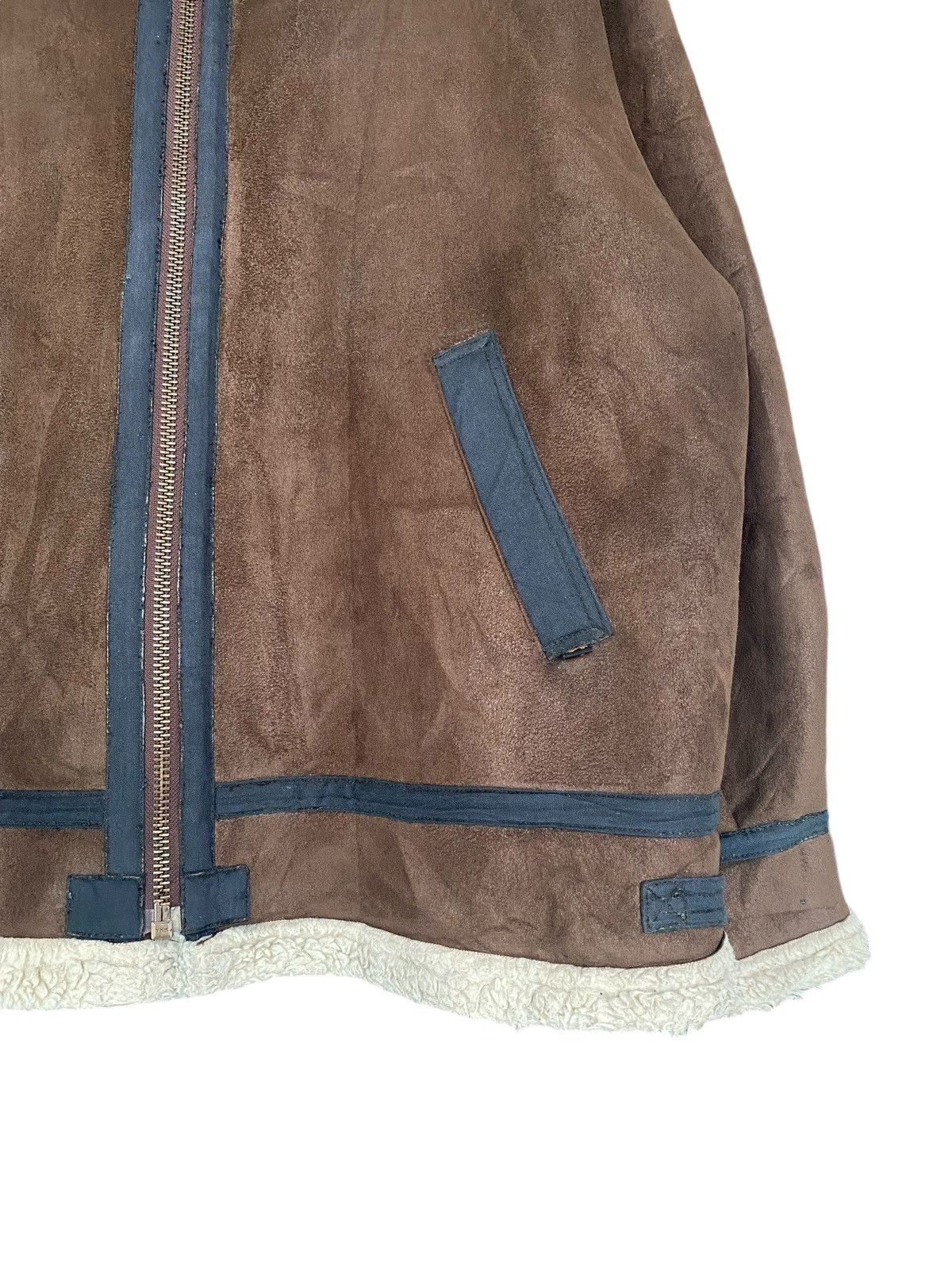 Alpha Industries Vtg ALPHA INDUSTRIES Sherpa Bomber B-3 Jacket Size US XXL / EU 58 / 5 - 6 Thumbnail