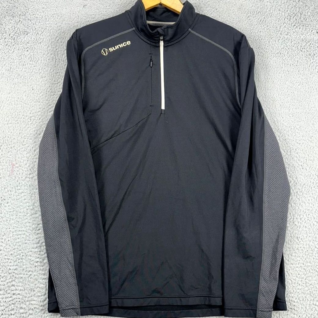 Vintage Sunice Sport Pullover Shirt Mens XL Superlite FX Black Size US XL / EU 56 / 4 - 4 Thumbnail