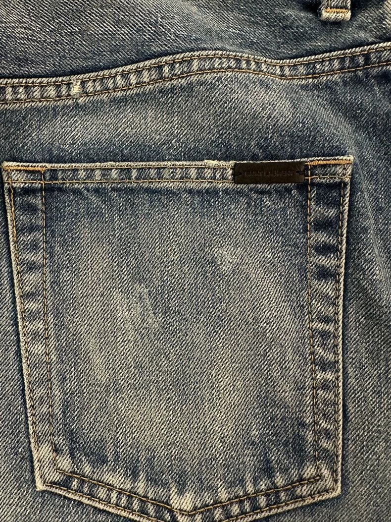 Saint Laurent Paris Saint Laurent Paris SLP YSL Mick Charlotte Denim Pants for Size US 29 - 5 Thumbnail