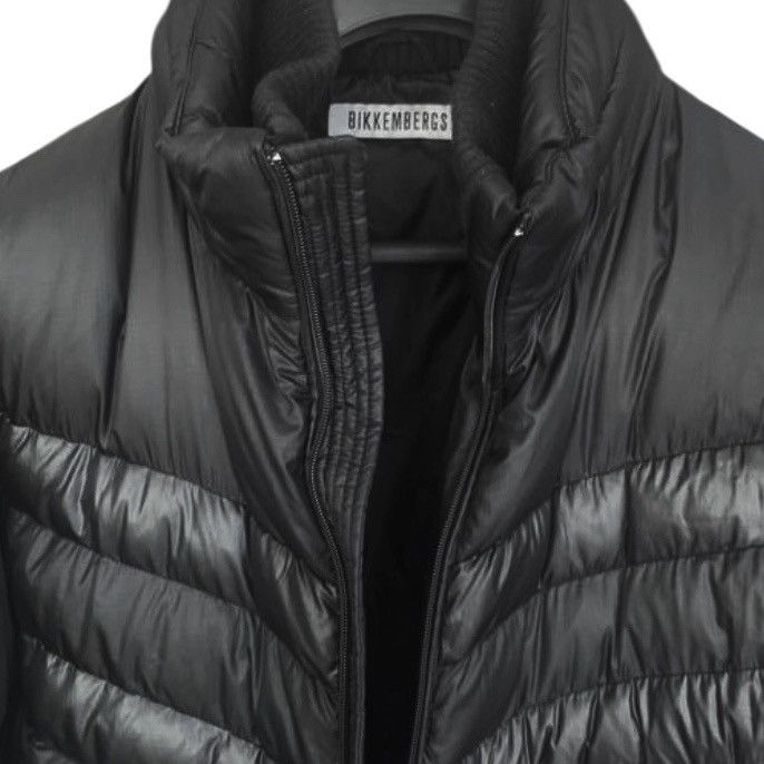 Dirk Bikkembergs 🧿paneled duck down jacket with hood in black Size US L / EU 52-54 / 3 - 2 Thumbnail