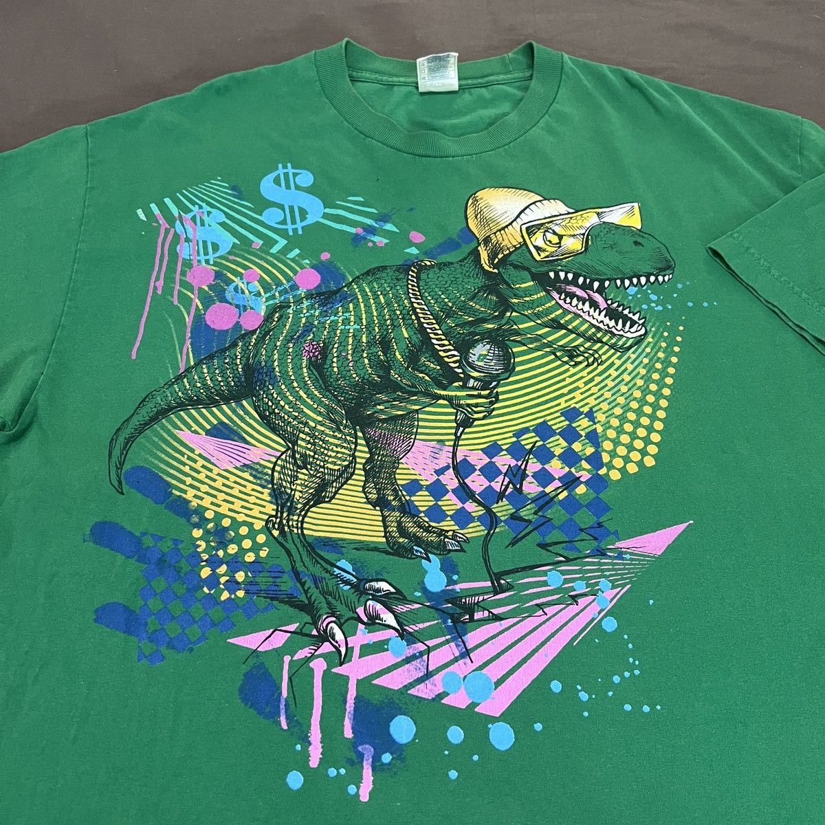 Vintage Y2K Dinosaur Streetwear Graphics hiphop XL Graffiti Skate Size US XL / EU 56 / 4 - 1 Thumbnail