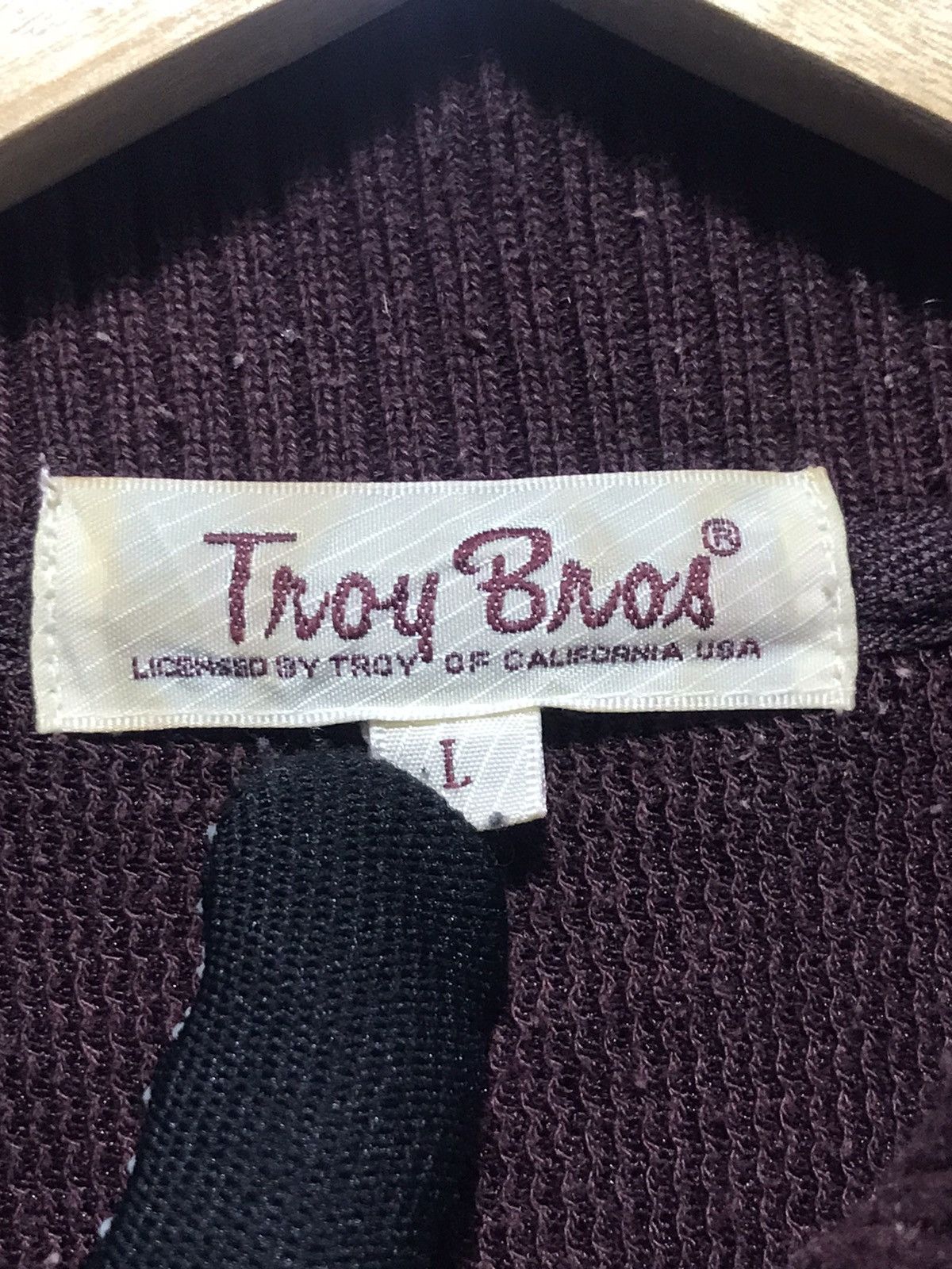 Japanese Brand × Vintage Vintage Troy Bros Button Up Sweatshirt Size US L / EU 52-54 / 3 - 6 Thumbnail
