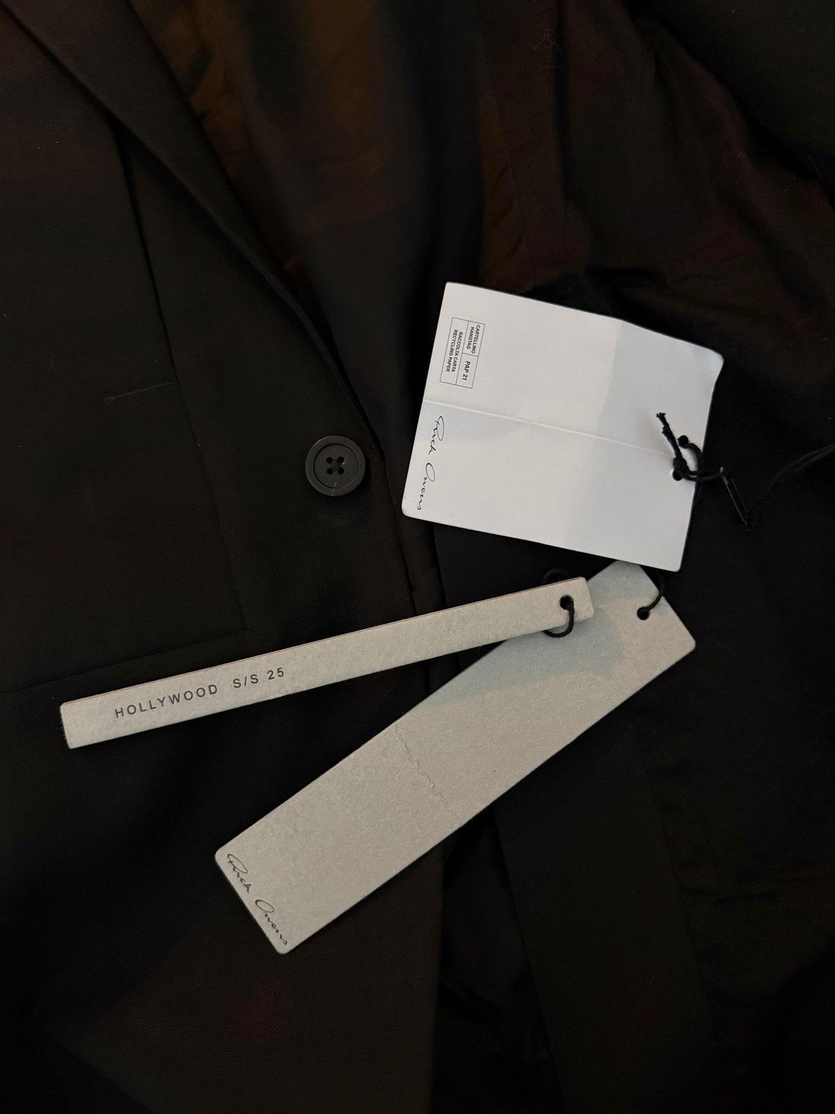 Rick Owens SS25 Tatlin Blazer Size 46S - 7 Thumbnail