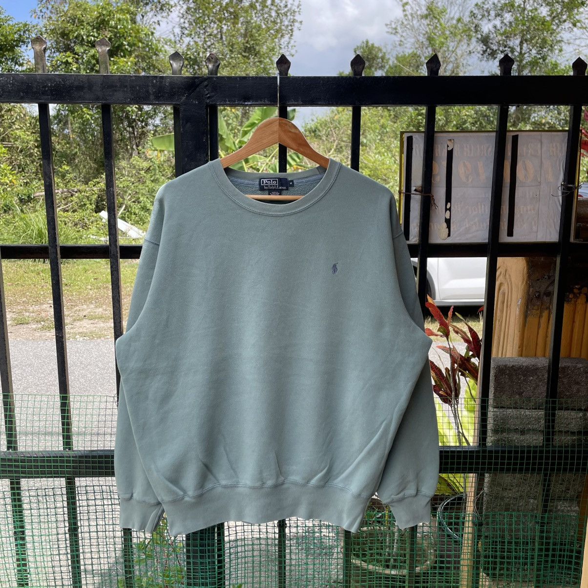 Polo Ralph Lauren 🔥Vintage Polo Ralph Lauren Small Pony Logo Boxy Sweatshirts Size US M / EU 48-50 / 2 - 1 Thumbnail
