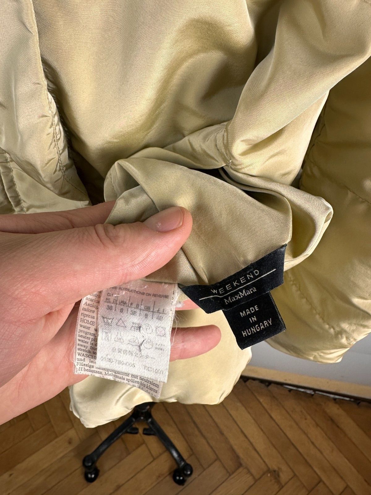 Max Mara Max Mara Down Puffer Jacket Gold Size US8 FR38 Size M / US 6-8 / IT 42-44 - 7 Thumbnail