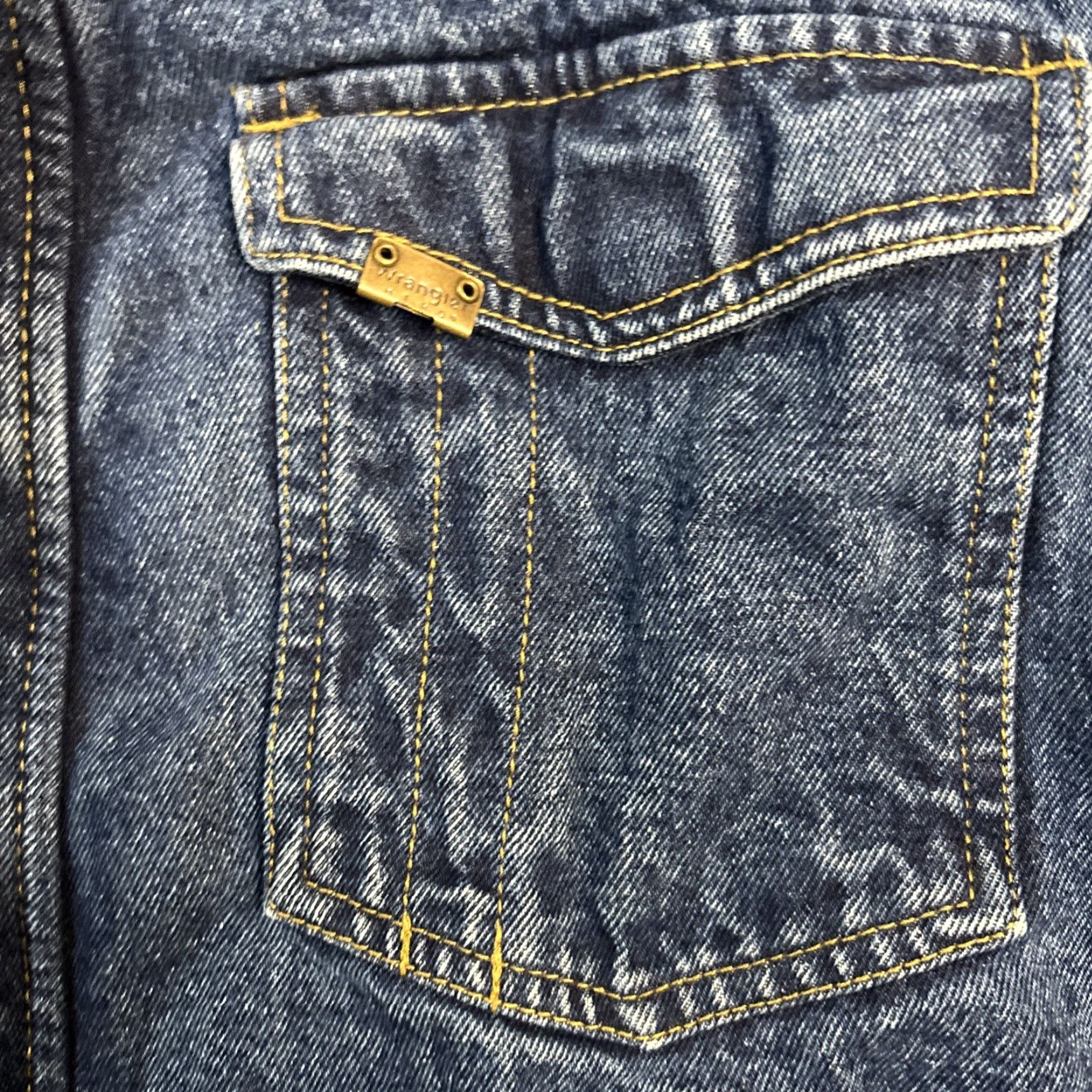 Wrangler VINTAGE Wrangler Denim Jacket Truckers Size US XXL / EU 58 / 5 - 3 Thumbnail