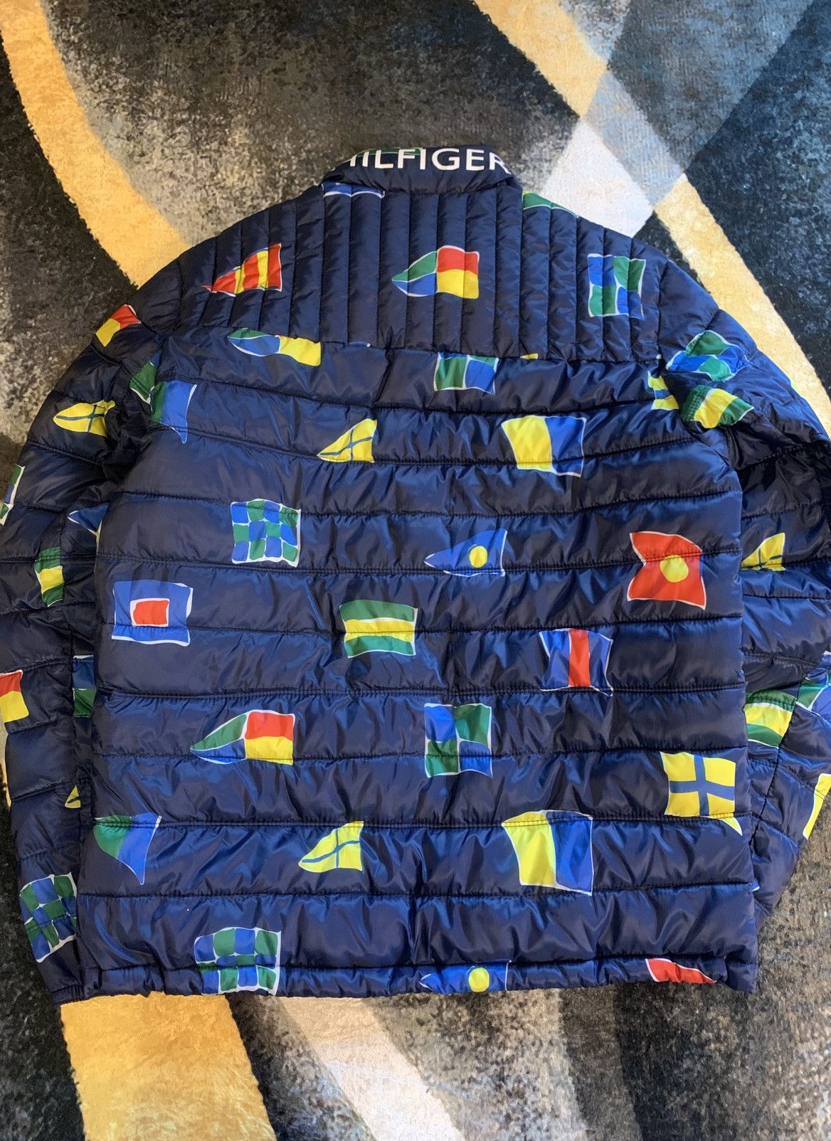 Tommy Hilfiger Tommy Hilfiger Puffer Jacket Flags Size ONE SIZE - 4 Thumbnail