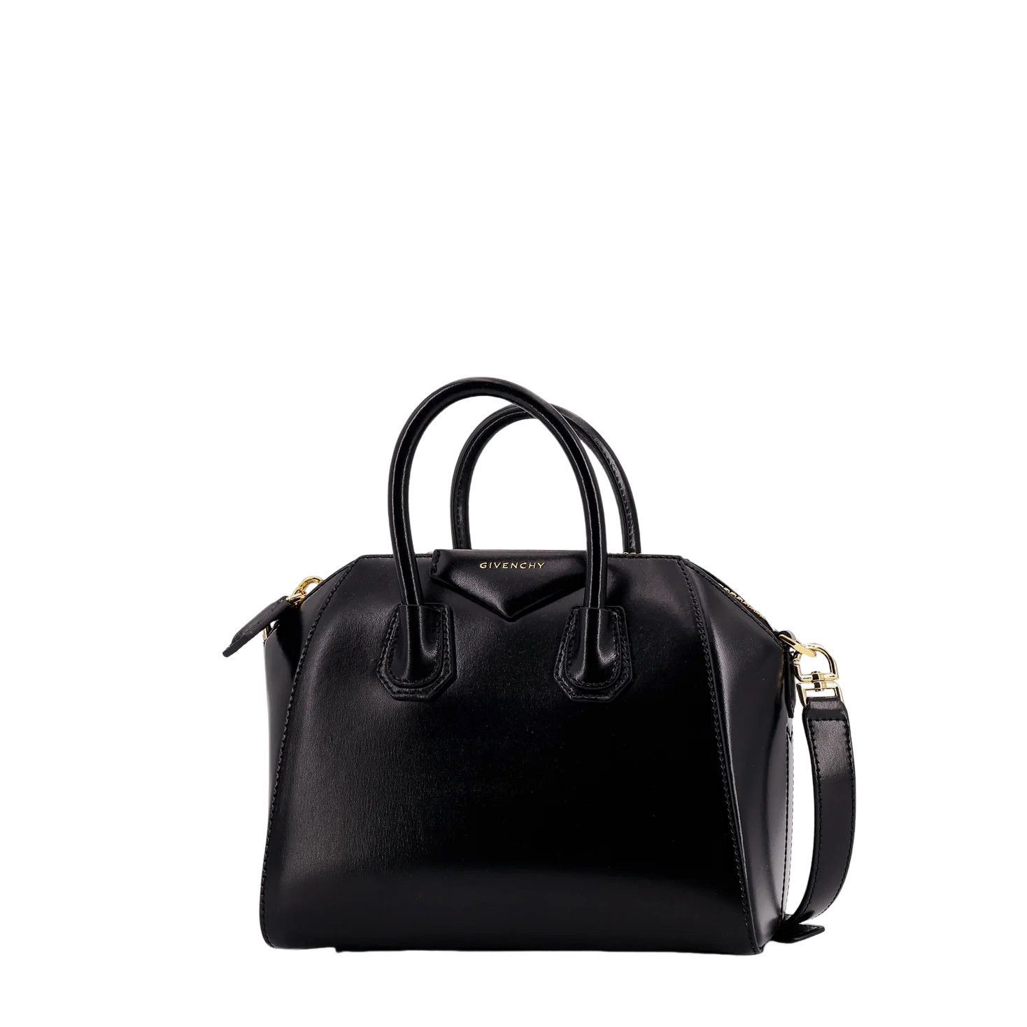 Givenchy GIVENCHY Antigona Mini Black Leather Top Handle New & Authen Size ONE SIZE - 3 Thumbnail