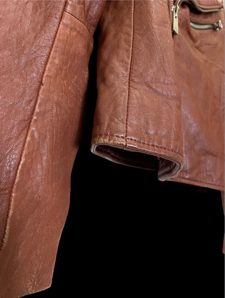 Maje Maje Lamb Leather Biker Jacket Women Size XS / US 0-2 / IT 36-38 - 5 Thumbnail