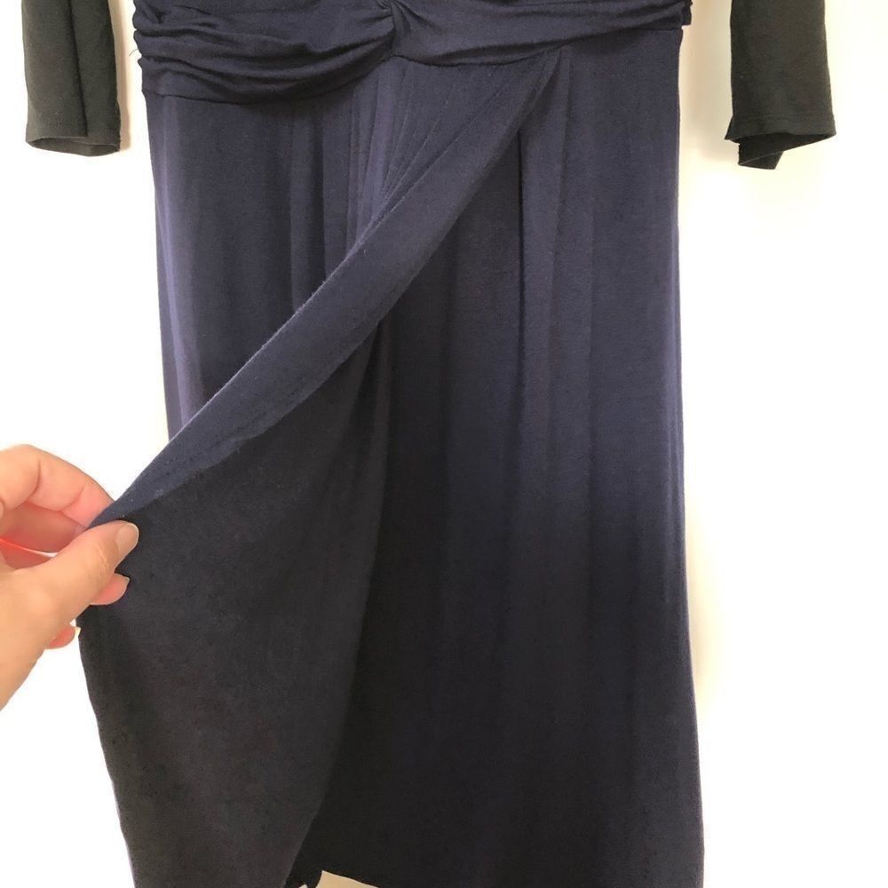 NBDN Nobrandedon A Pea in the Pod Faux-wrap Maternity Dress Size L / US 10 / IT 46 - 4 Thumbnail