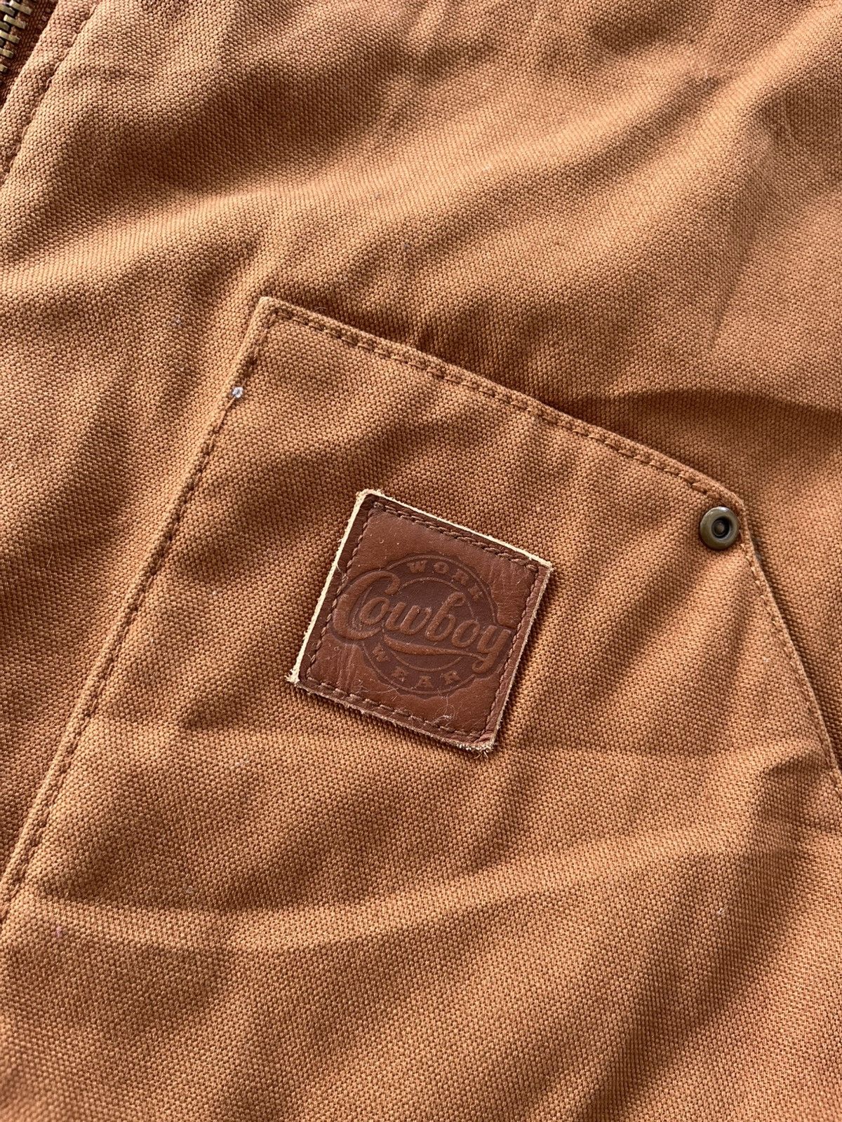 Carhartt Vintage Brown Cowboy Western Workwear Vest Carhartt Style Size US XL / EU 56 / 4 - 8 Thumbnail
