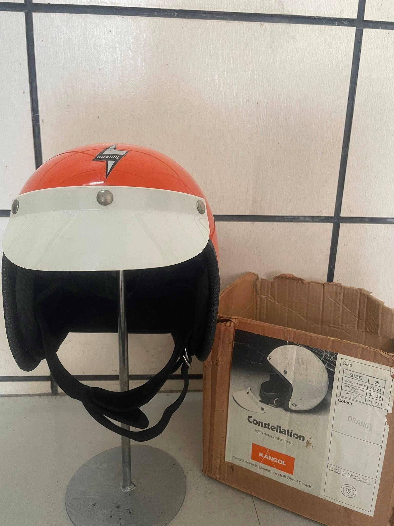 HELM Vintage Kangol Constellation Helmet 🇬🇧 Bnib Size ONE SIZE - 5 Thumbnail
