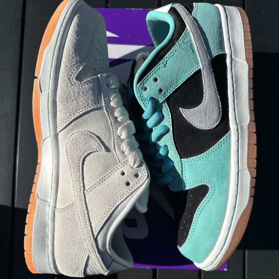 Nike Nike SB Dunk Custom Tiffany Suede - Teal/Black - Size 10 Size US 10 / EU 43 - 15 Thumbnail