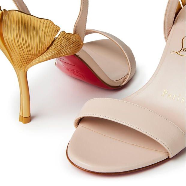 Christian Louboutin Ginko Girl 85mm Leather Sandals Size US 8 / IT 38 - 6 Thumbnail