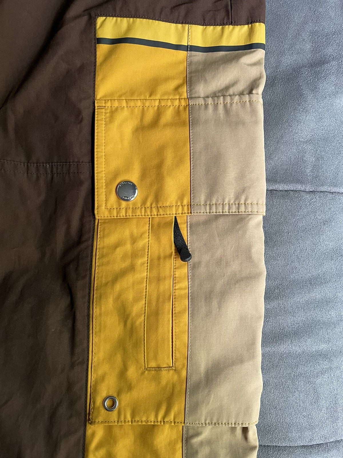Burberry Burberry Brown Yellow Cargo Pants Size US 38 / EU 54 - 2 Thumbnail