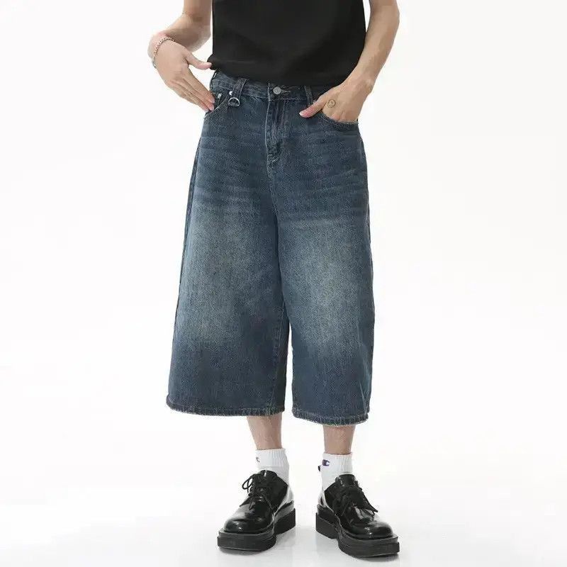 Japanese Brand Streetwear Baggy Denim Shorts y2k Size US 32 / EU 48 - 4 Thumbnail