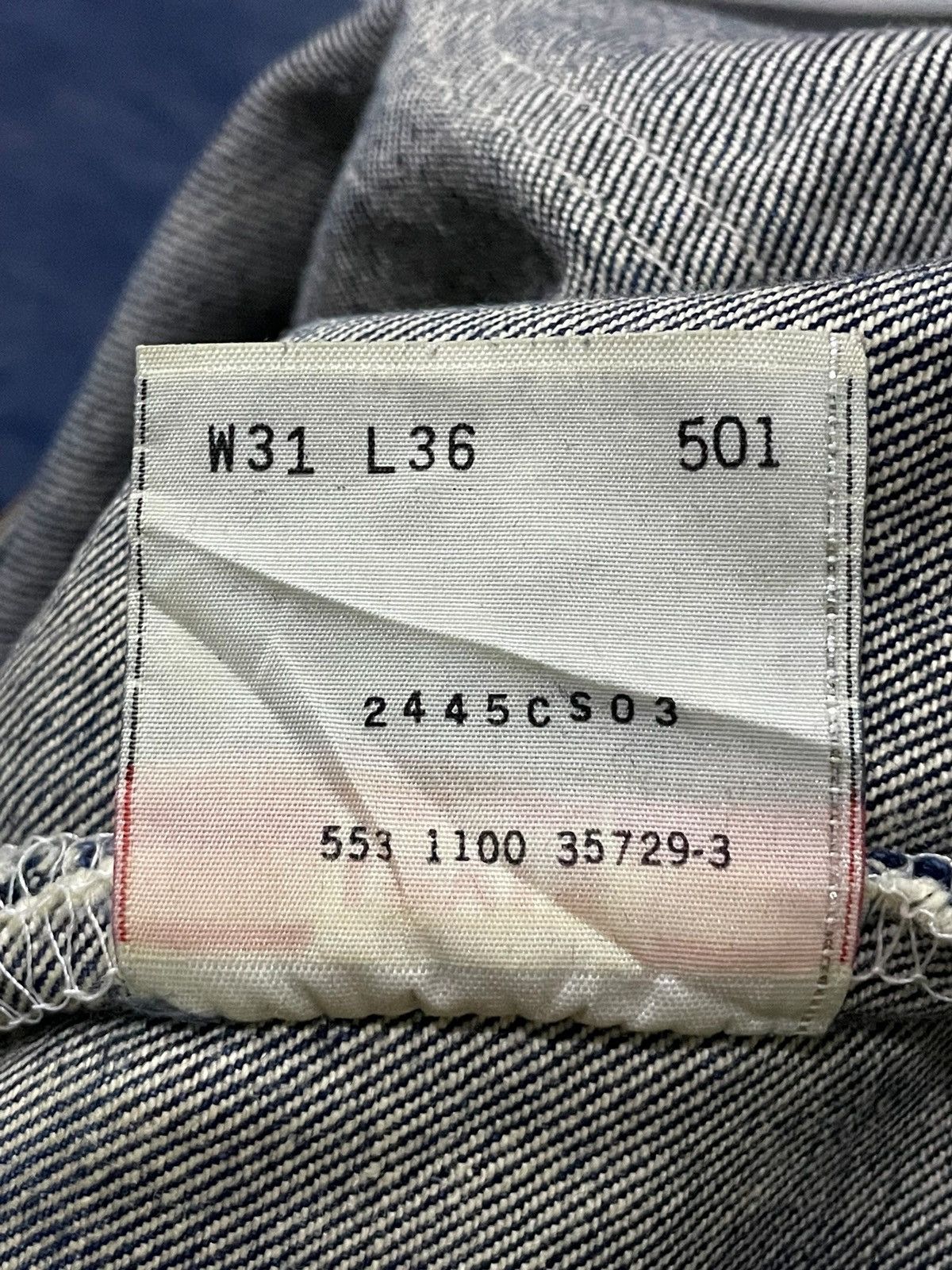 Levi's × Vintage Vintage Levis 501XX Faded Mud Wash Distressed Jeans Size US 30 / EU 46 - 25 Thumbnail