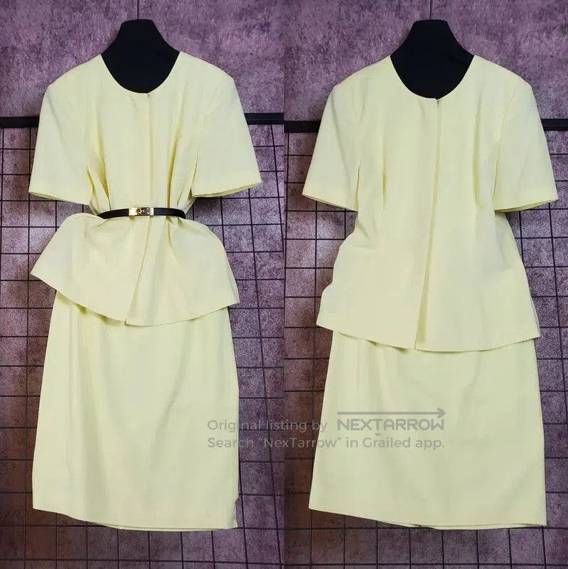 Burberry Burberry Summer Yellow Cotton Short Sleeve Cardigan. Size S / US 4 / IT 40 - 1 Thumbnail