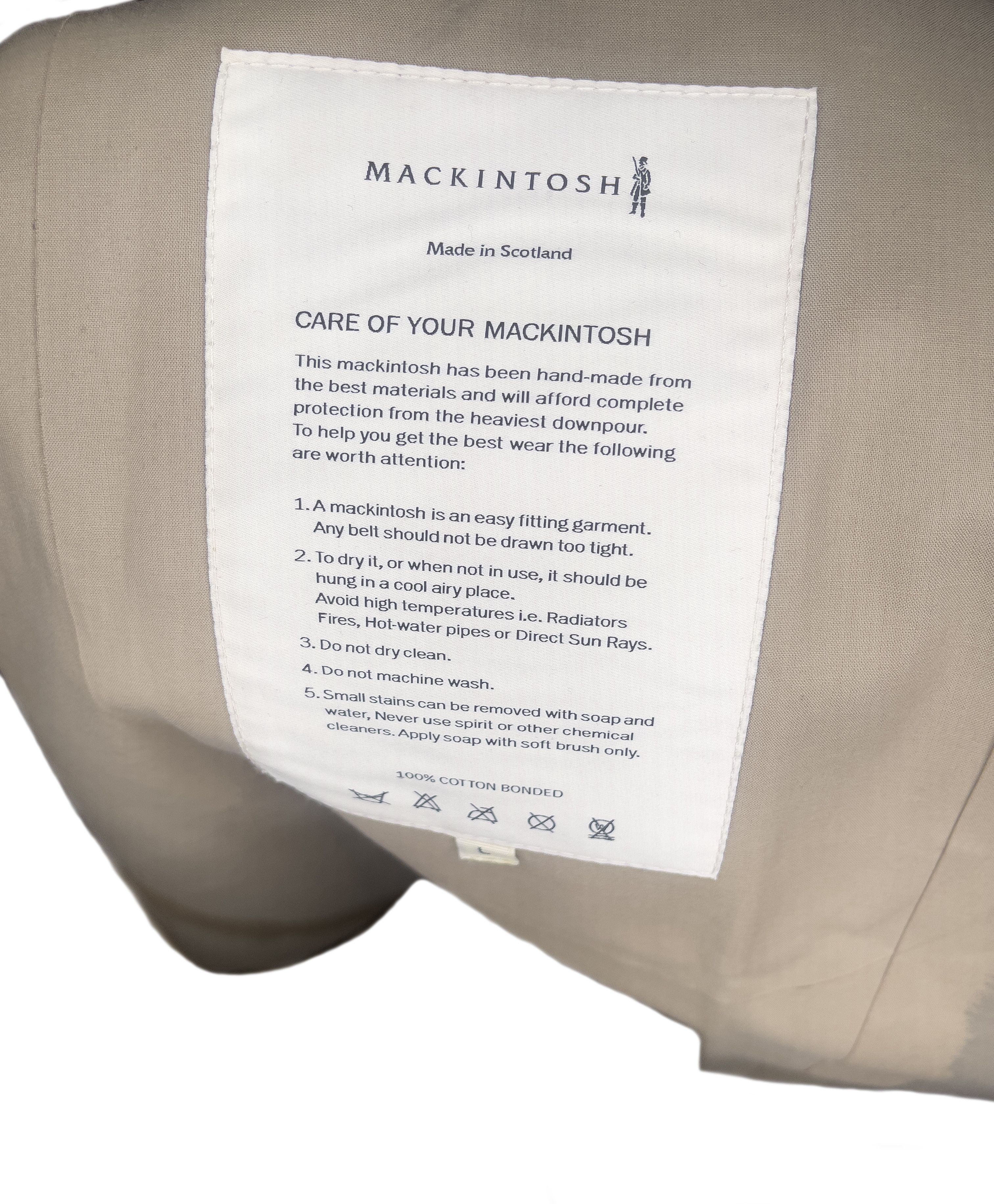 1017 ALYX 9SM × Mackintosh 1017 9sm X Mackintosh Belted Trench Coat In Brown Size US L / EU 52-54 / 3 - 3 Thumbnail