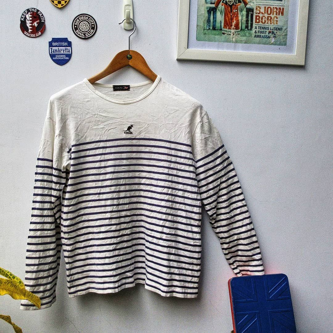 Kangol Kangol Long Sleeves Stripes Sweater Comfort and joy Size US M / EU 48-50 / 2 - 1 Thumbnail