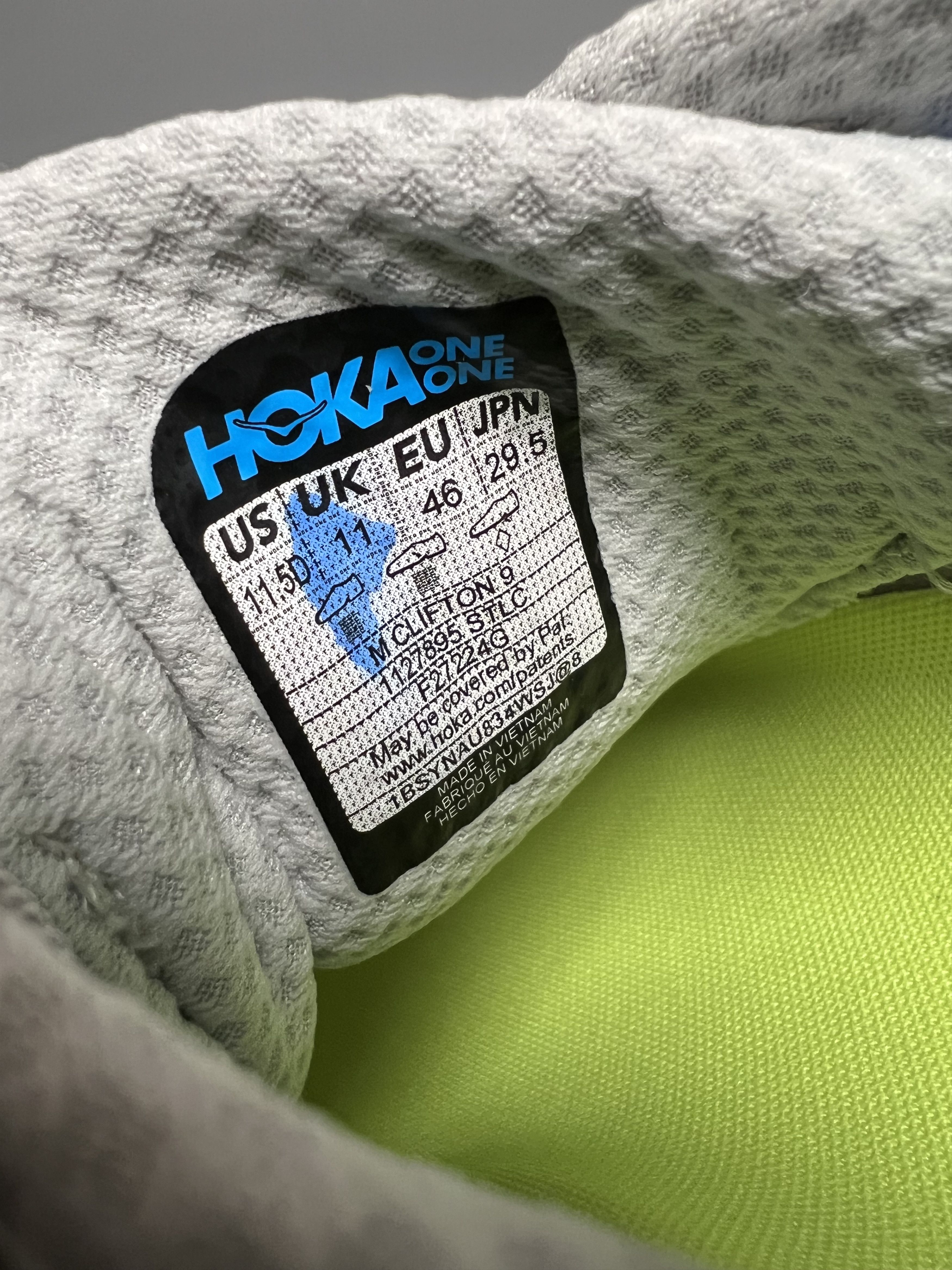 Hoka 11.5D Hoka One One Clifton 9 Running Shoes Walking Gym Size US 11.5 / EU 44-45 - 11 Thumbnail