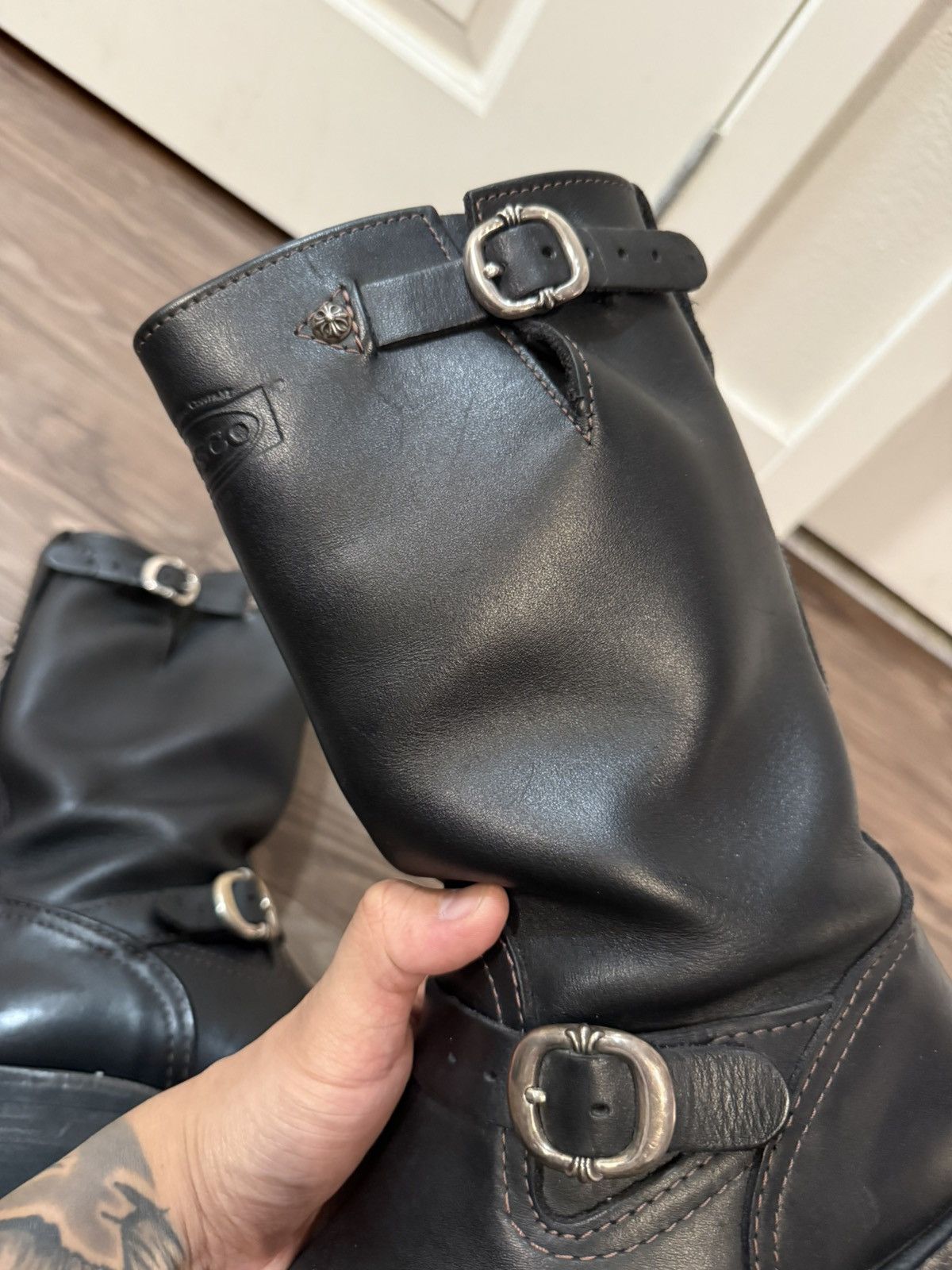 Chrome Hearts Chrome Hearts Wesco Engineer Boss boots Size US 8.5 / EU 41-42 - 6 Thumbnail