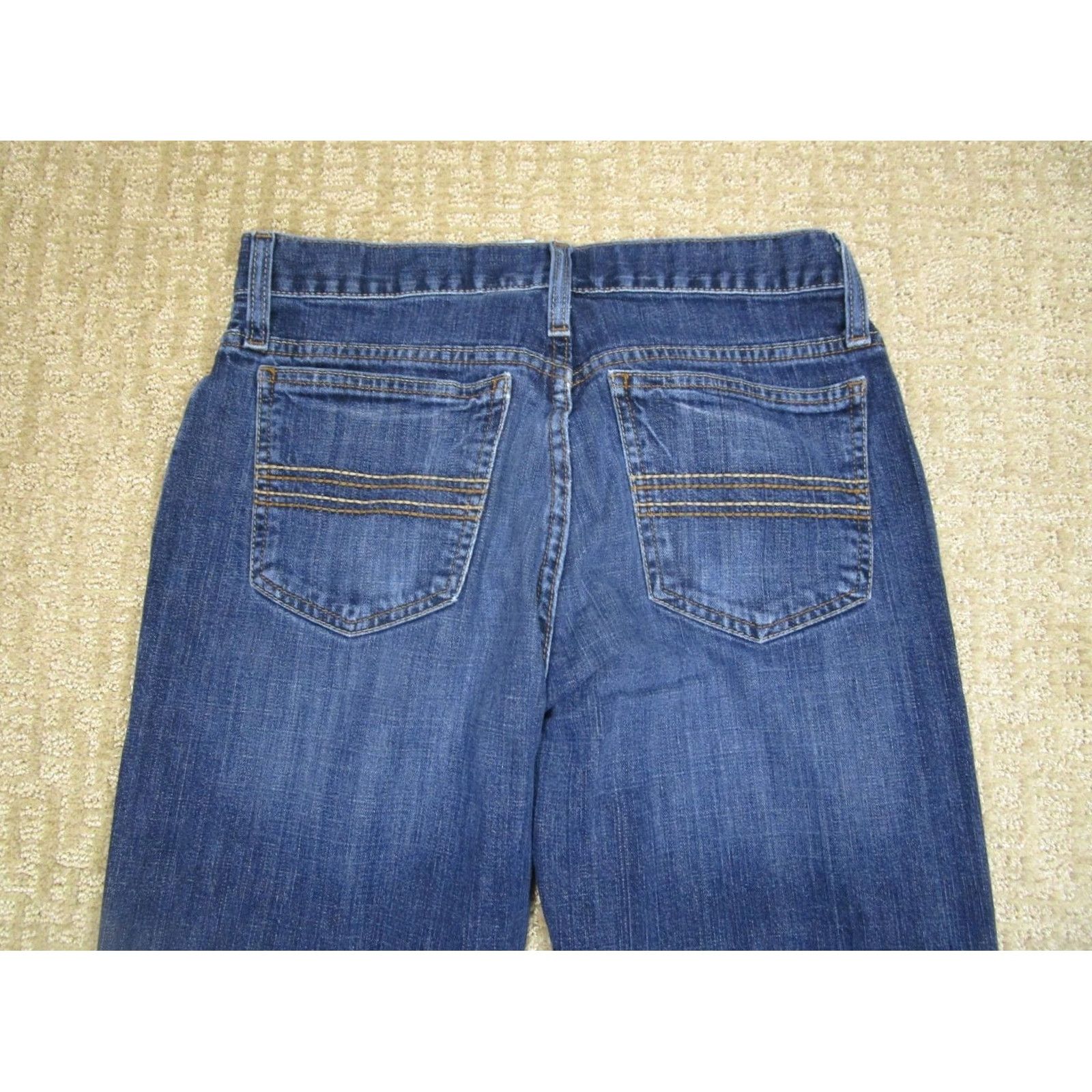 Vintage Cinch Jeans Men 29x32 Blue Slim Straight Distressed Dark Wash Logo 5-Pocket Denim Pants Size US 29 - 4 Thumbnail