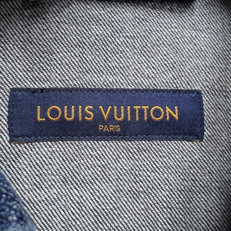 Louis Vuitton Louis Vuitton Tapestry full print denim short sleeve shirt Size US S / EU 44-46 / 1 - 5 Thumbnail