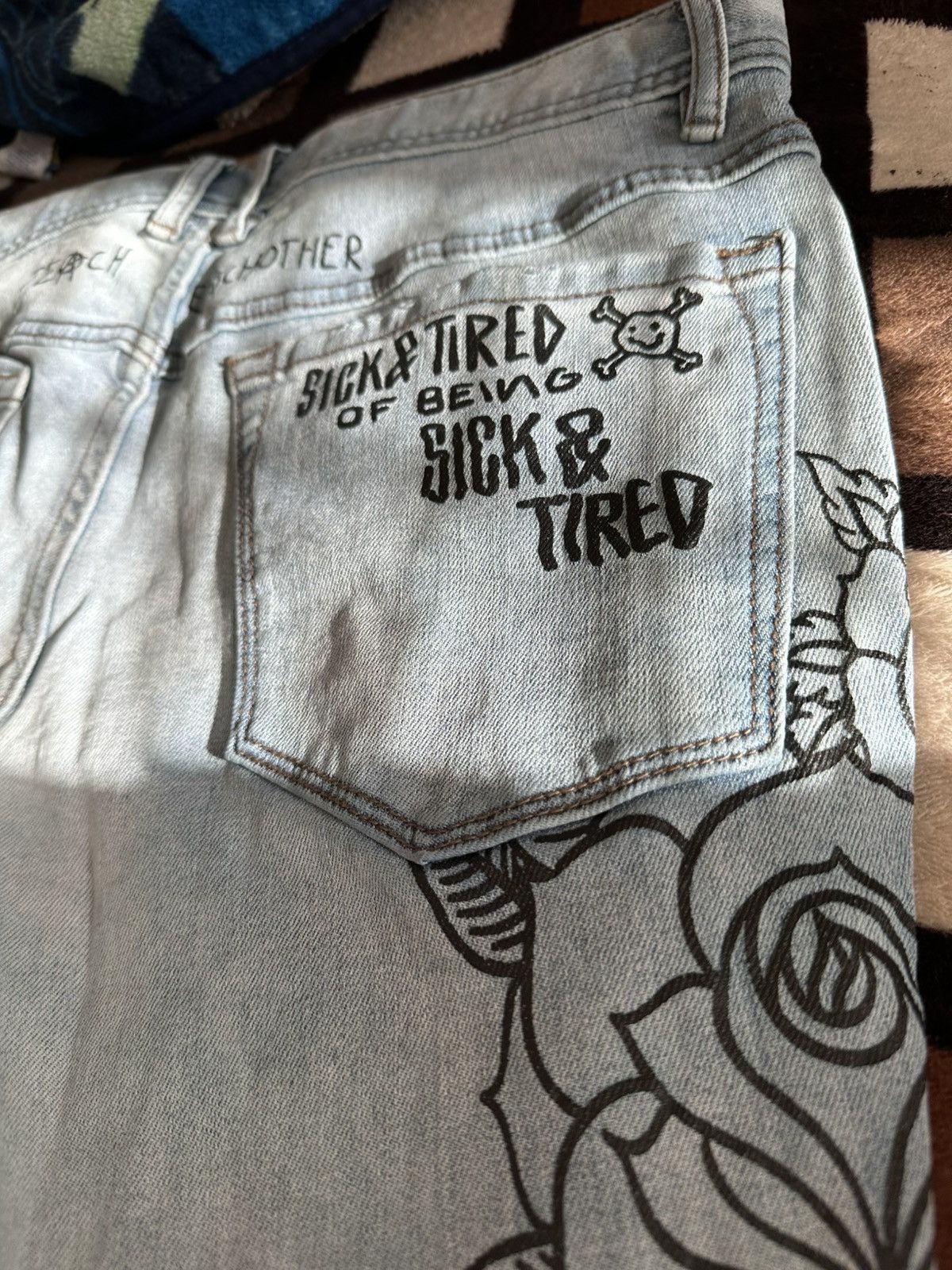 Ninth hall tattoo jeans