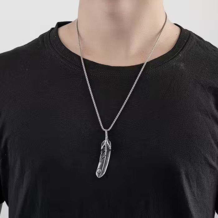 Jewelry × Vintage Leaf Pendant Chain Necklace Size ONE SIZE - 1 Thumbnail