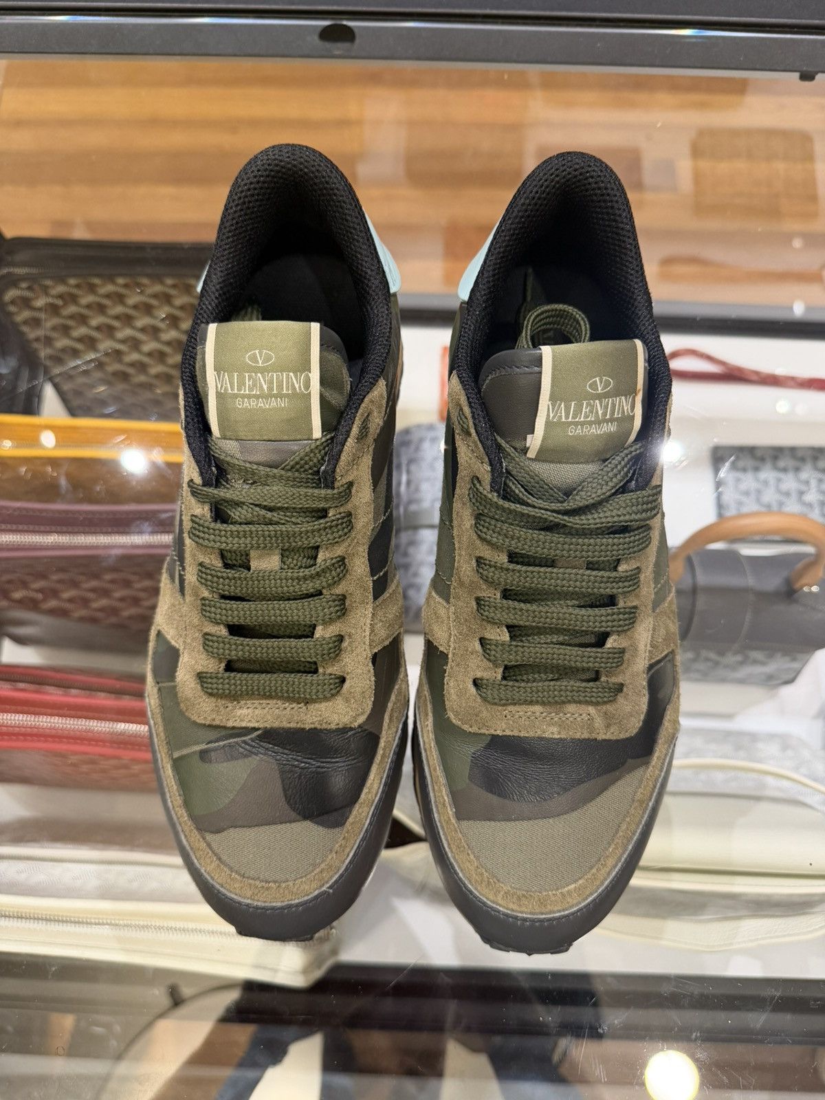 Valentino Valentino Garvani Rockrunner - Green Camo Size US 6 / EU 39 - 6 Thumbnail