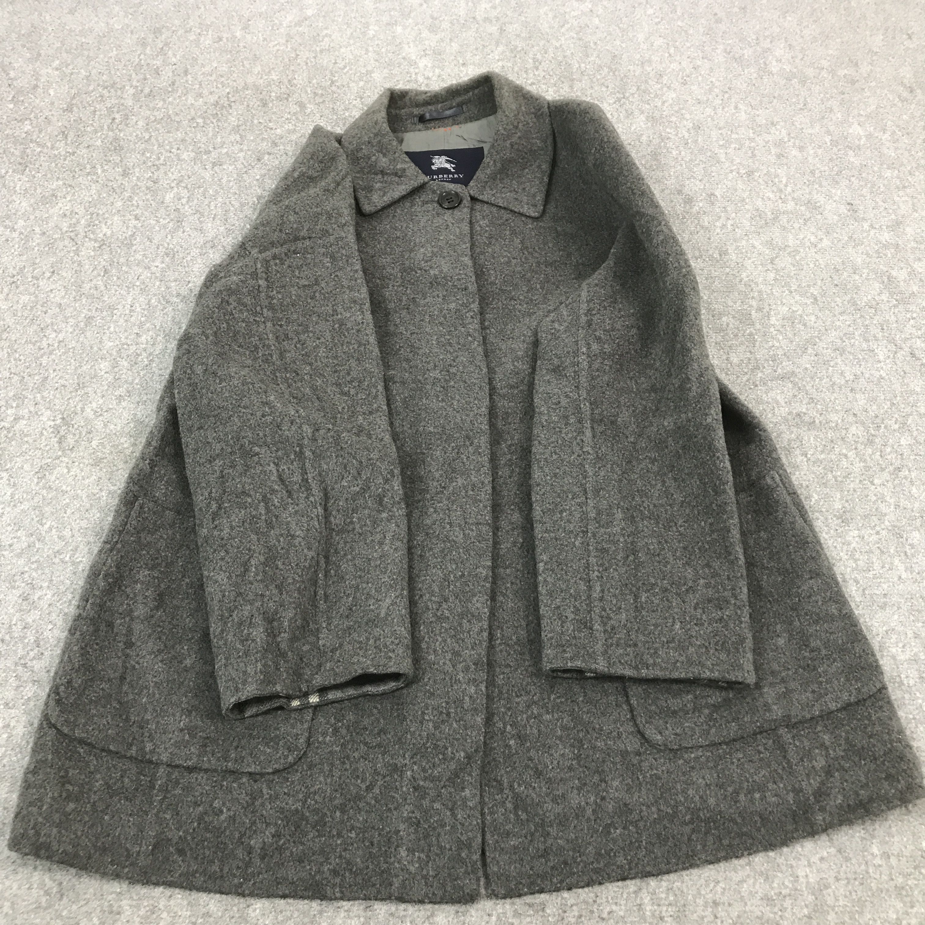 Burberry × Vintage BURBERRYS LONDON WOOL BUTTON JACKET Size US L / EU 52-54 / 3 - 8 Thumbnail