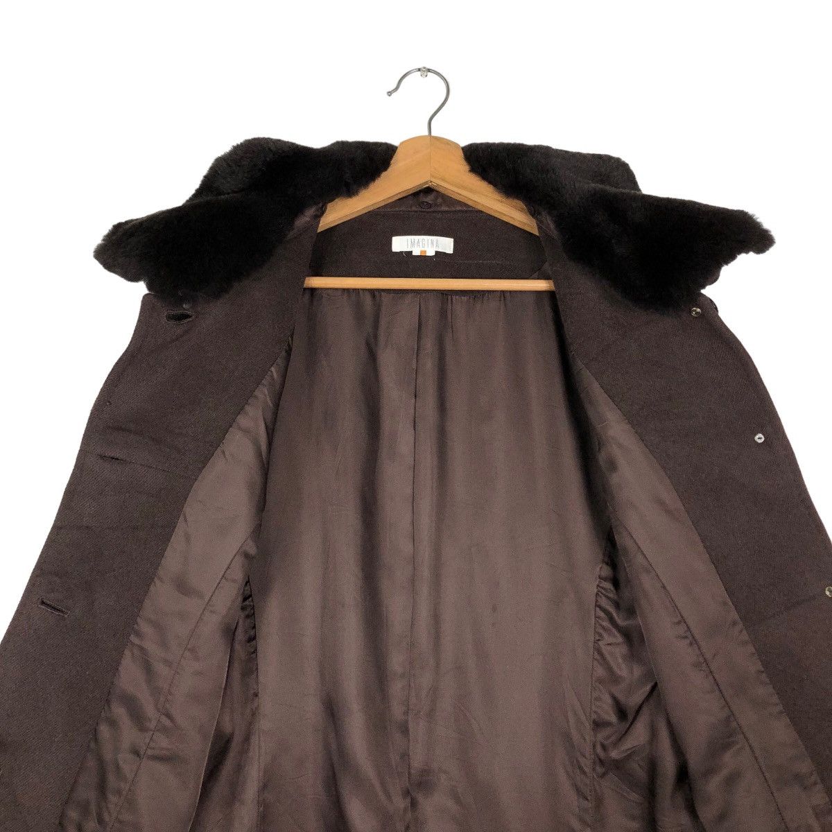 Issey Miyake 🔥Vintage Button Jacket Imagina Issey Miyake Mink Fur Collar Size US M / EU 48-50 / 2 - 13 Thumbnail