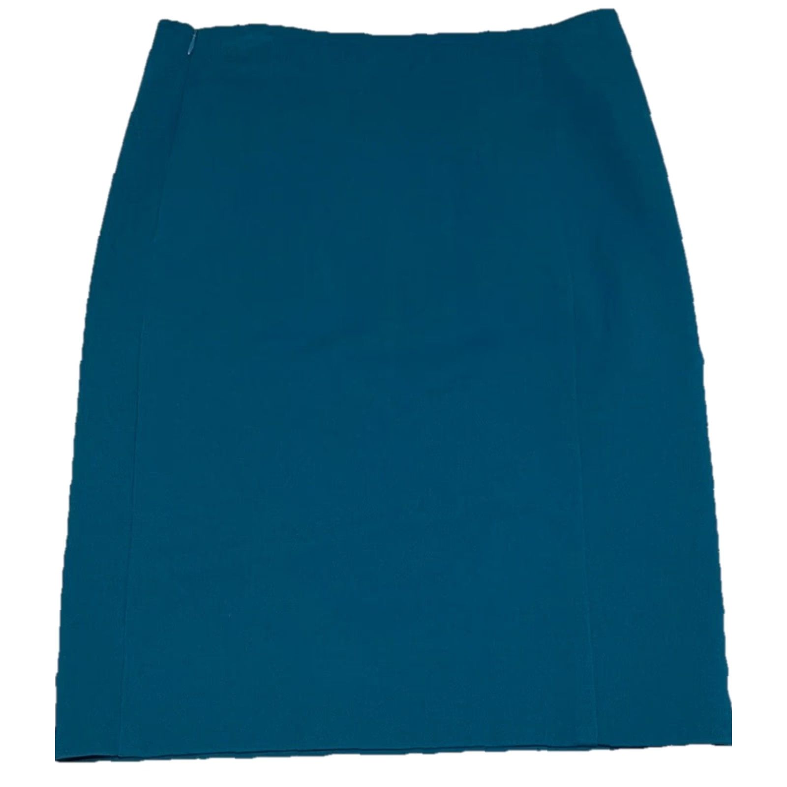 Diane von Furstenberg Diane Von Furstenberg Skirt Womens Size 10 Teal Pencil Stretch Size 32" / US 10 / IT 46 - 3 Thumbnail