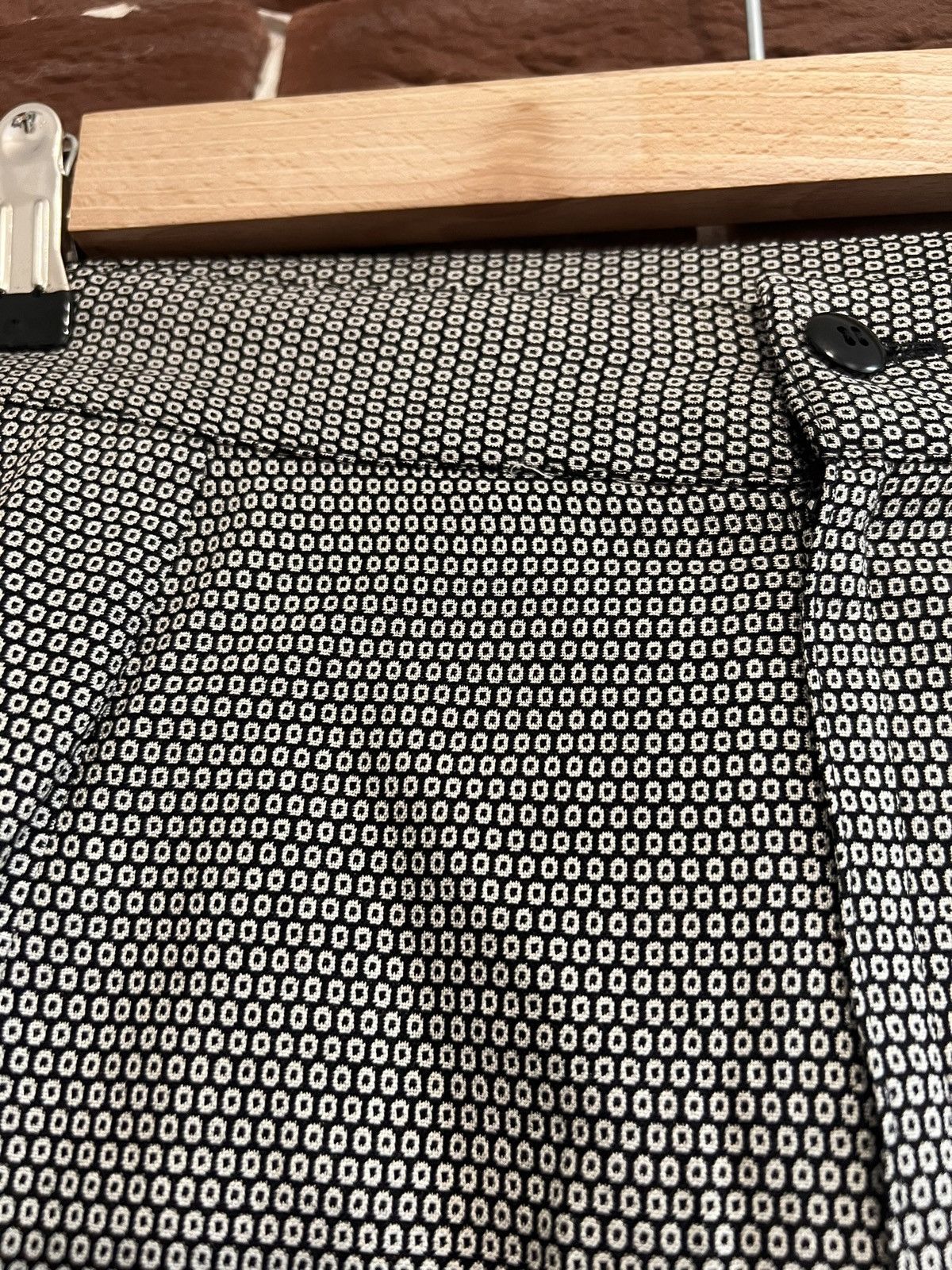 Versace GIANNI VERSACE 80s Vintage Silk Wool Midi Wool Pencil Skirt Size 28" / US 6 / IT 42 - 5 Thumbnail