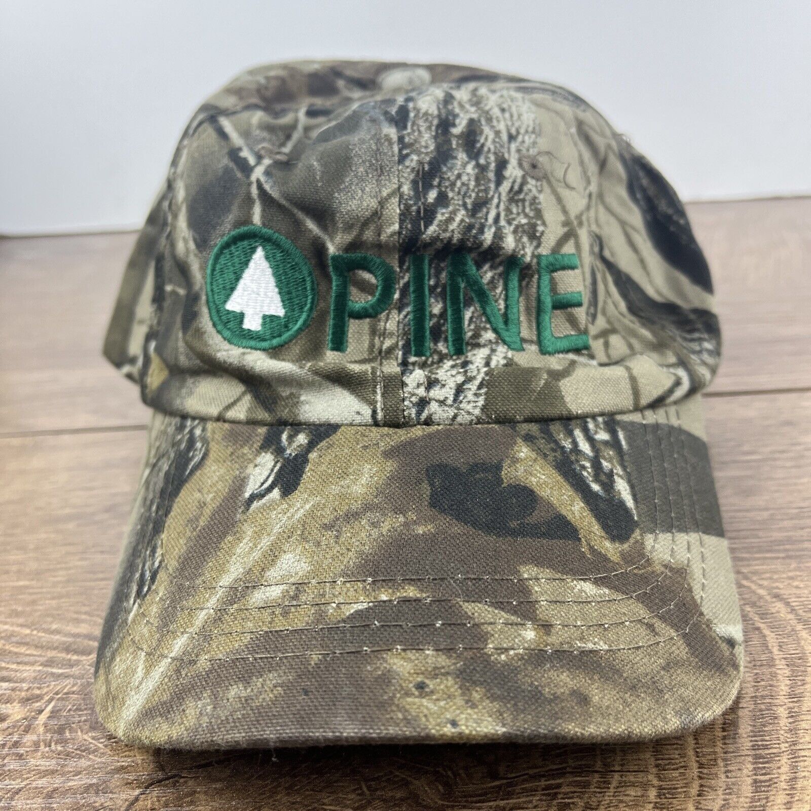 Other Pine Tree Hat Pine Green Camo Hat Adjustable Adult Size Hat Size ONE SIZE - 5 Thumbnail