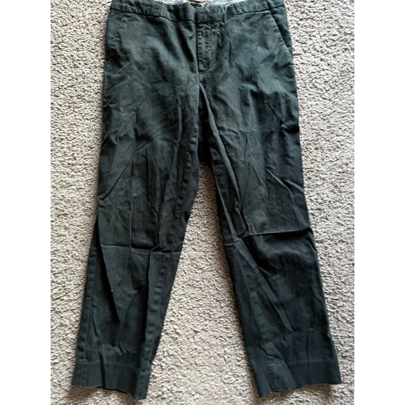 Banana Republic Banana Republic Women's Pants Hampton Fit Black Chino Size 8 Size 30" / US 8 / IT 44 - 2 Thumbnail