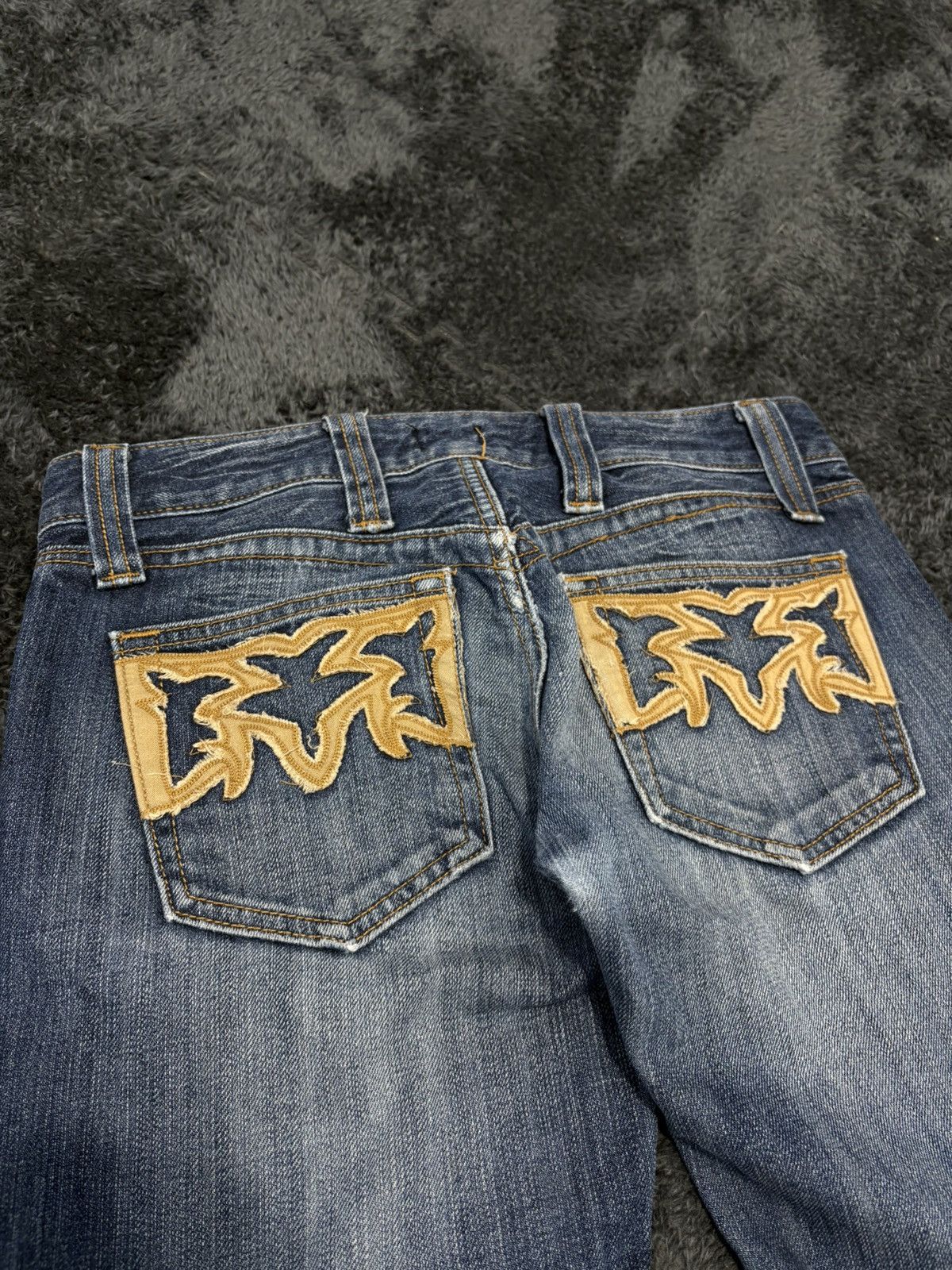 Japanese Brand Vintage Japan 2000s Style Straight Y2K Jeans Size 25" / US 0 / IT 36 - 9 Thumbnail