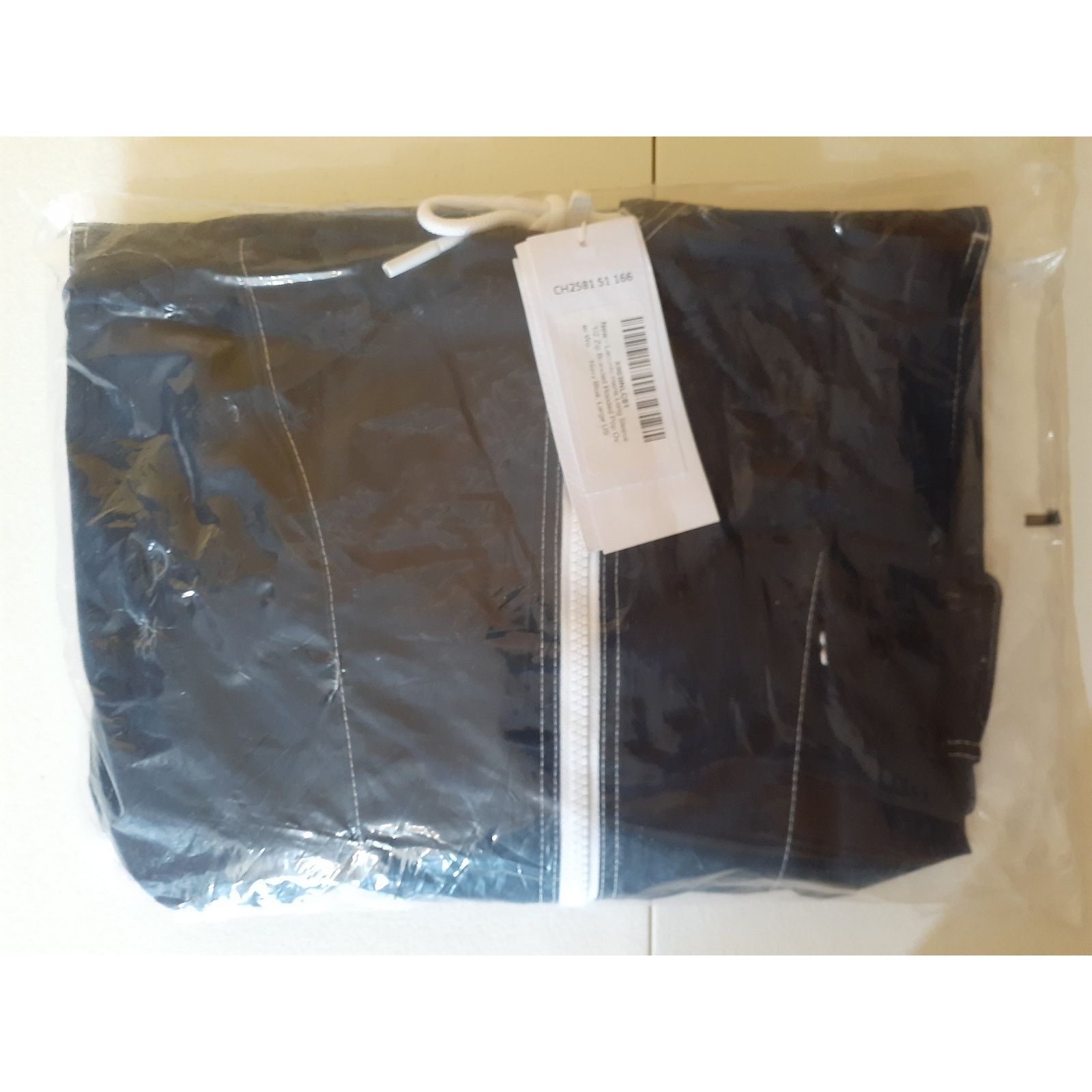 Lacoste Lacoste Men's Water-Resistant Canvas Hooded Pullover Navy L Size US XL / EU 56 / 4 - 4 Thumbnail