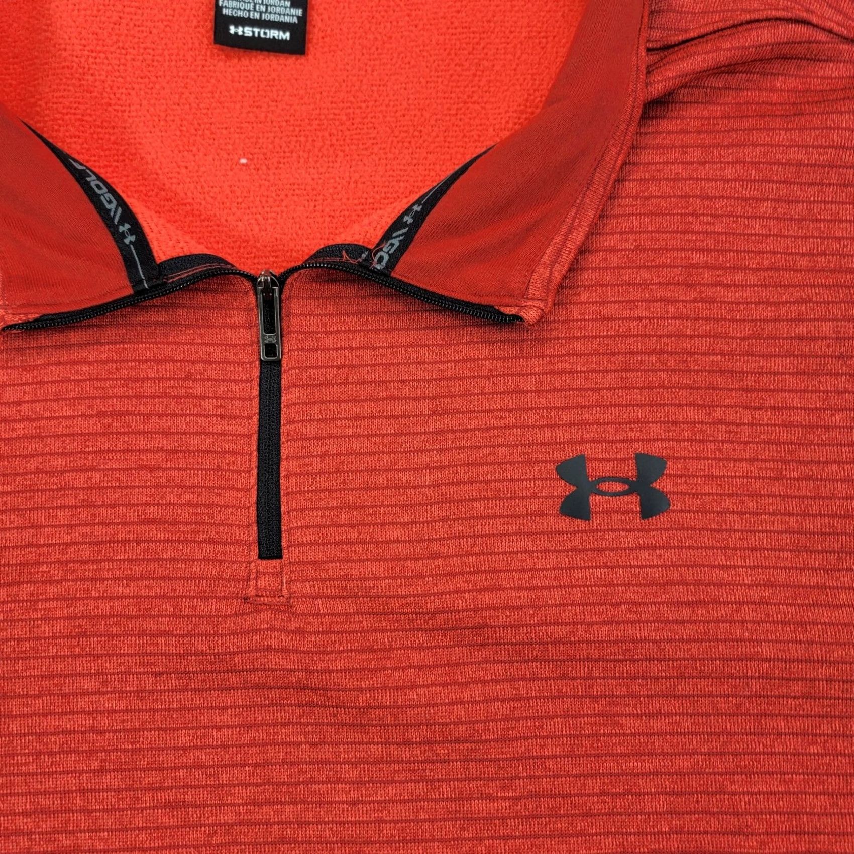 Under Armour Under Armour Golf Pullover Mens 3XLT Red 1/4 Zip Storm Fleece Top Big & Tall Size US XXL / EU 58 / 5 - 2 Thumbnail