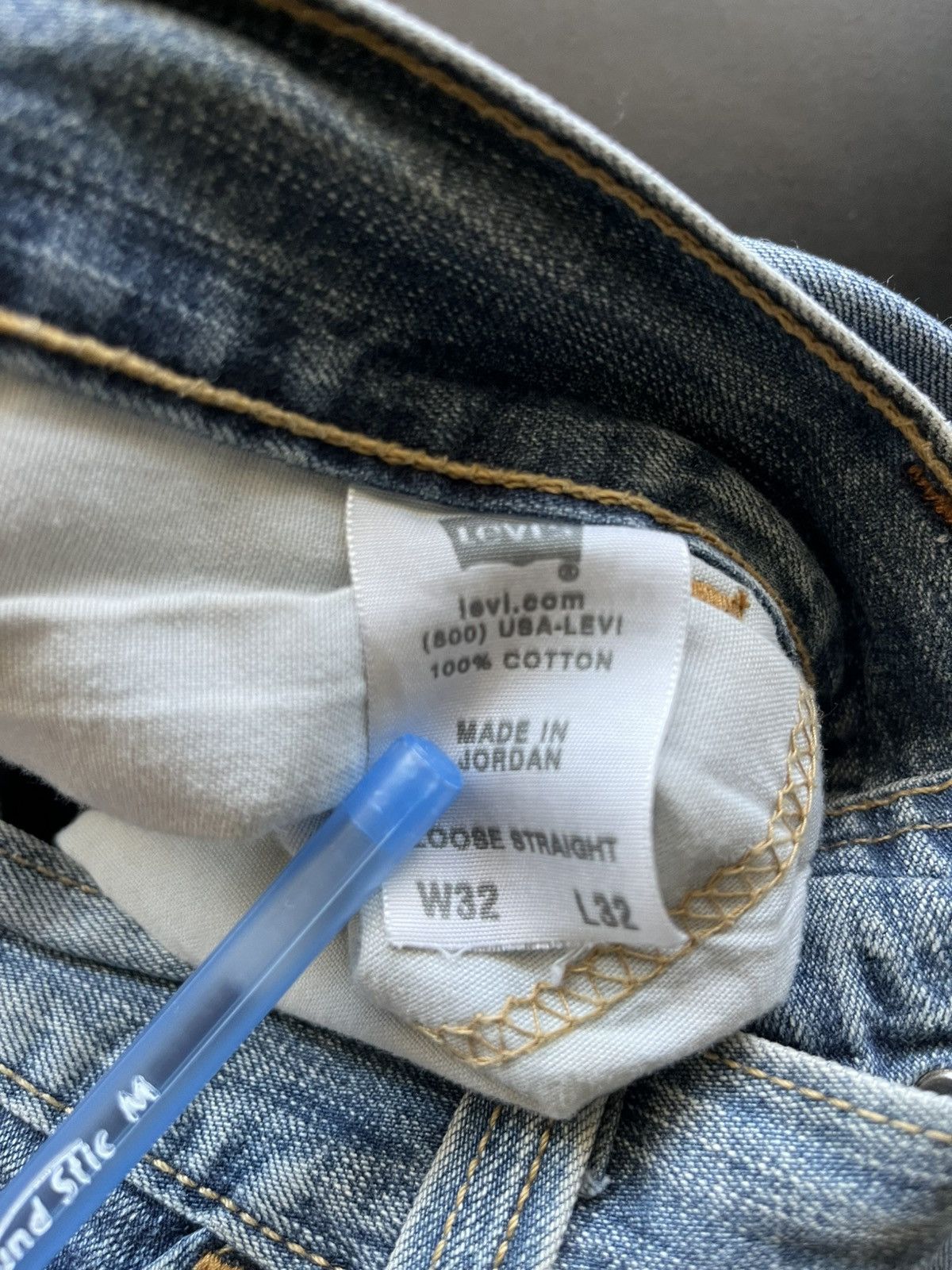 Levi's × Vintage Y2K Levi’s wide leg carpenter pants Size US 36 / EU 52 - 3 Thumbnail