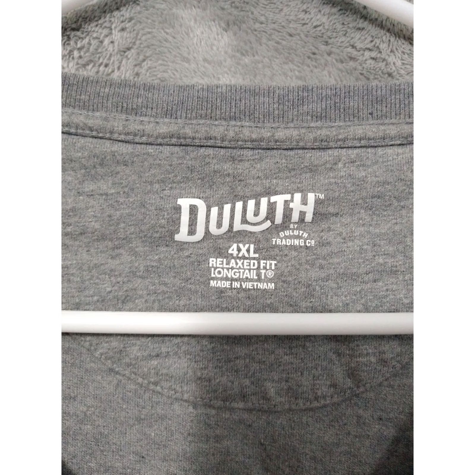 Duluth Trading Company Duluth Trading Shirt Mens 4XL Gray Long Sleeve Crew Relaxed Fit Longtail Tee Size US XXL / EU 58 / 5 - 5 Thumbnail
